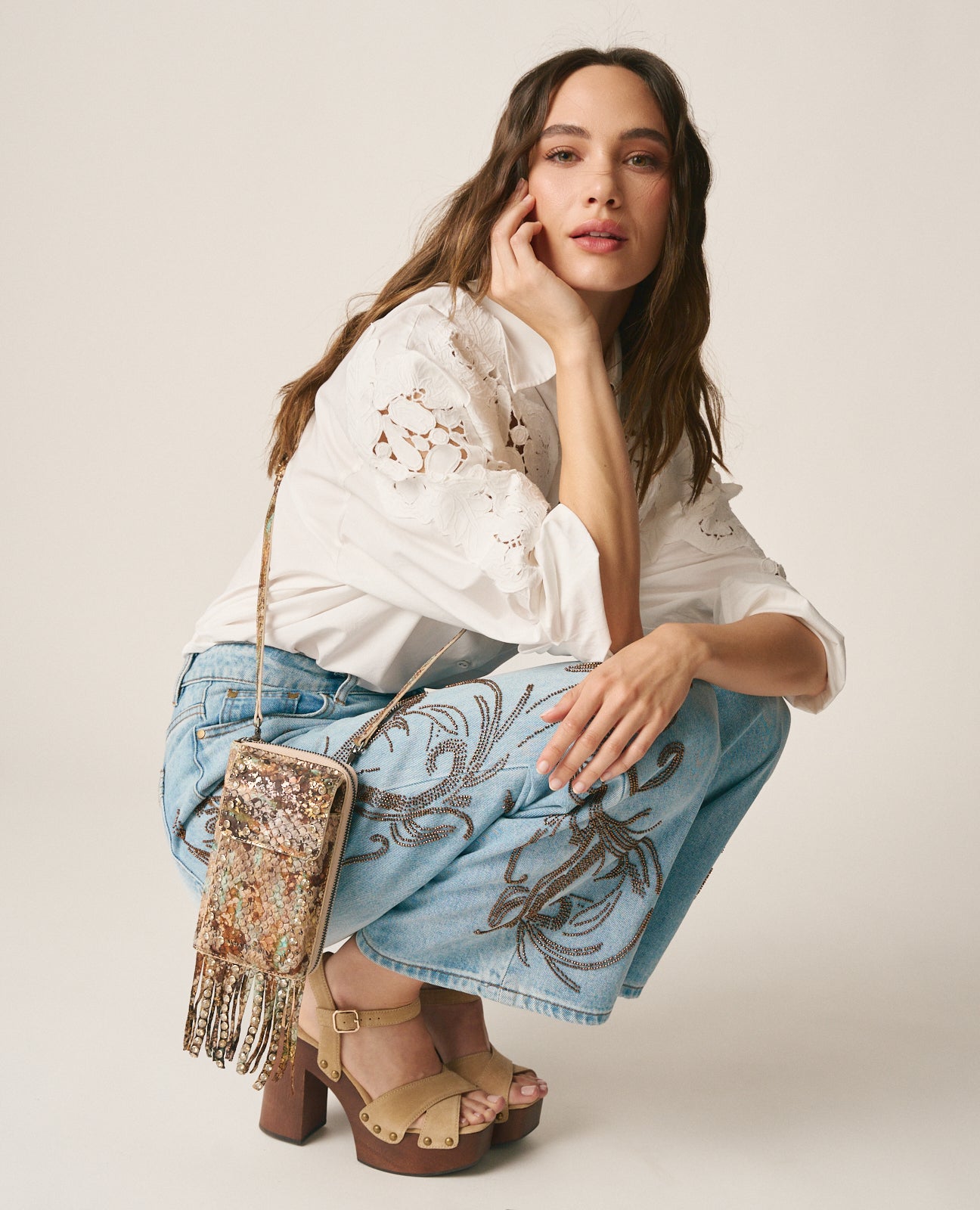 BOLSO CARTERA PEDRERÍA