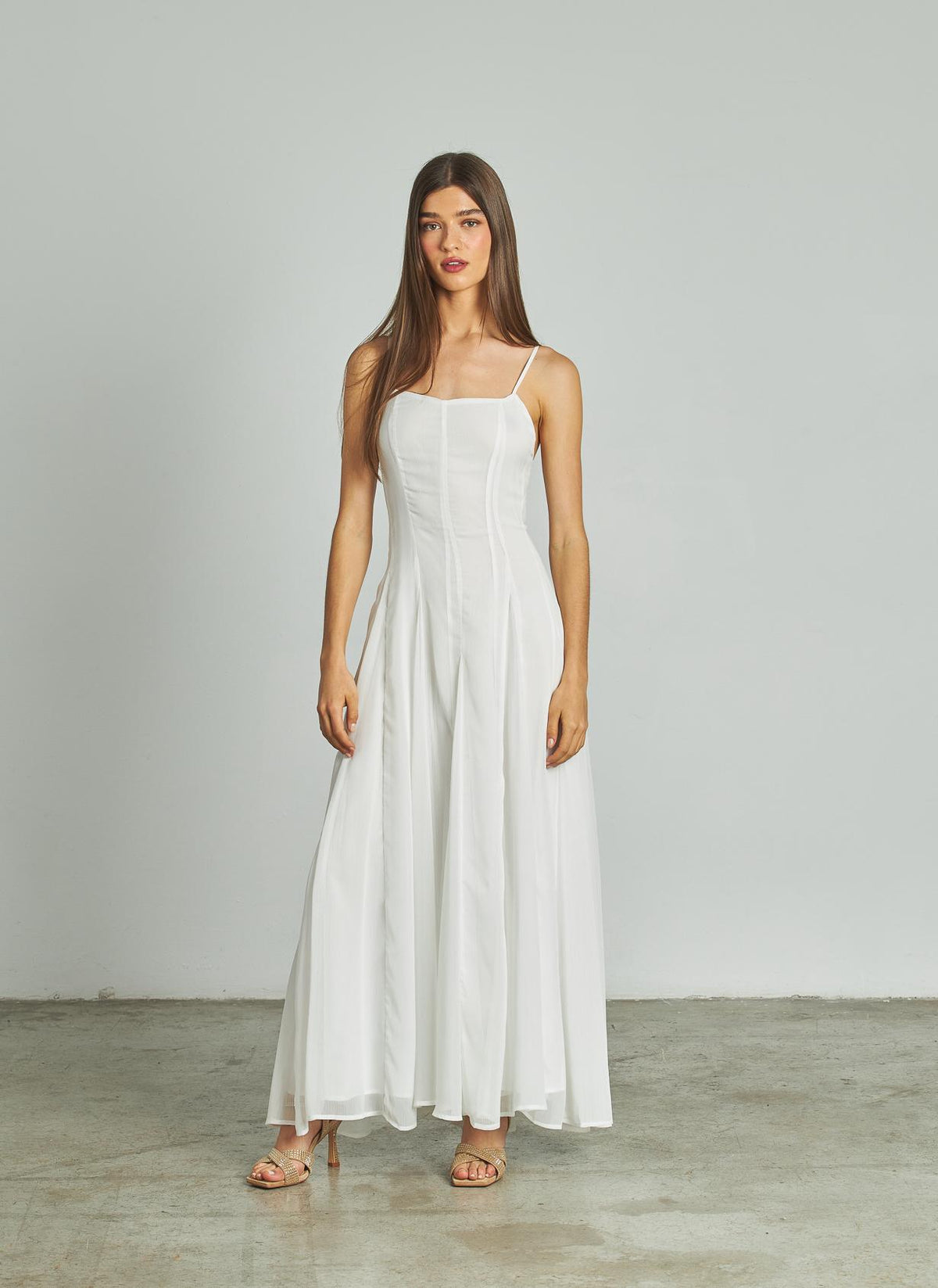 VESTIDO MIDI TIRANTES
