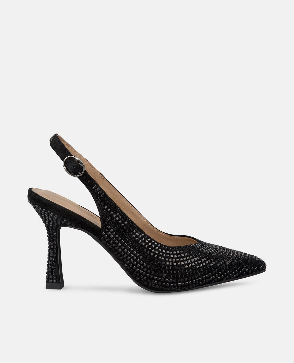 ZAPATO CUBIERTO CON PEDRERÍA