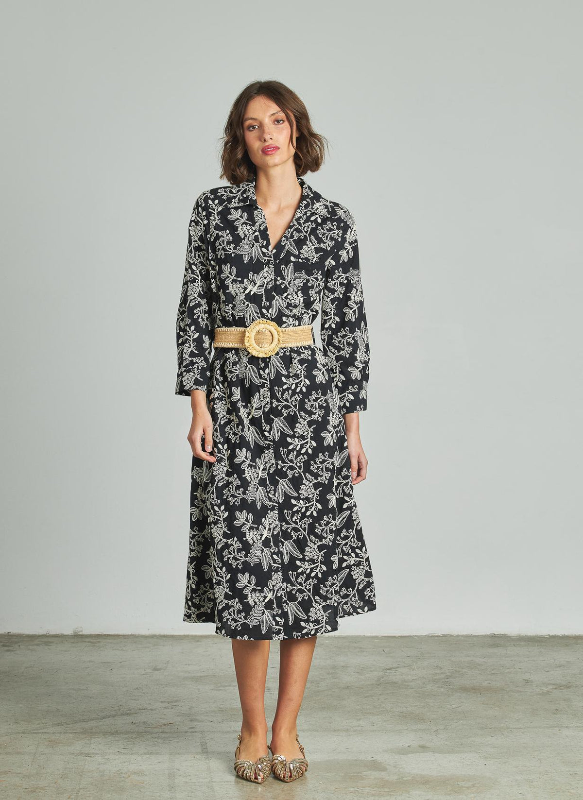 VESTIDO CAMISERO CINTURÓN