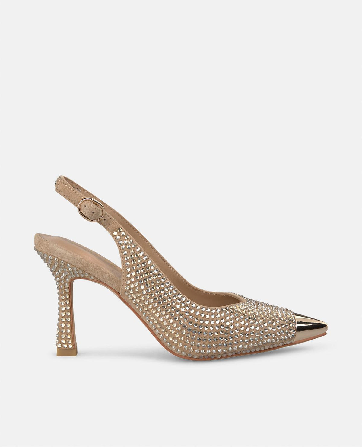 ZAPATO TACÓN PUNTERA METALIZADA