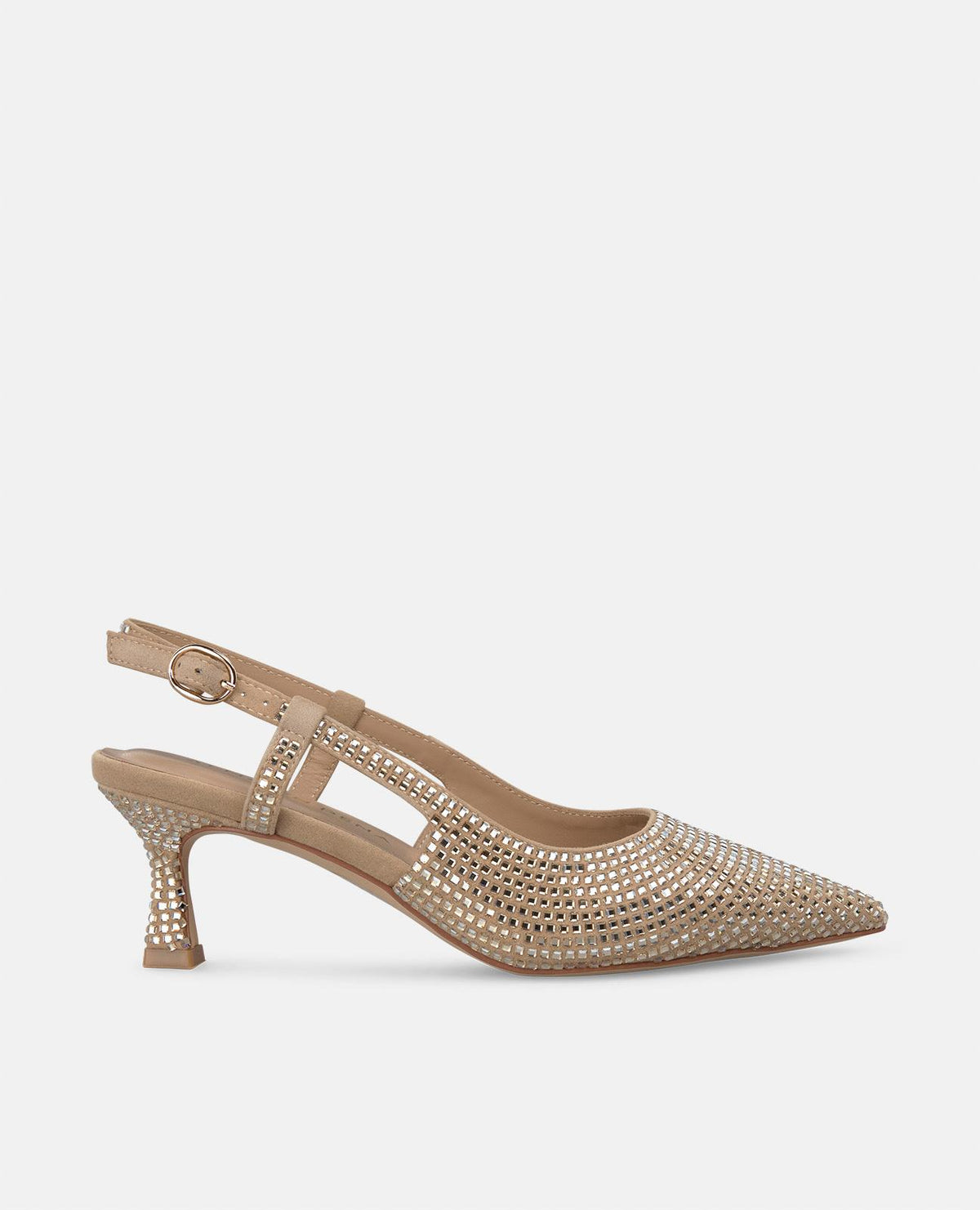 ZAPATO KITTEN CON PEDRERÍA