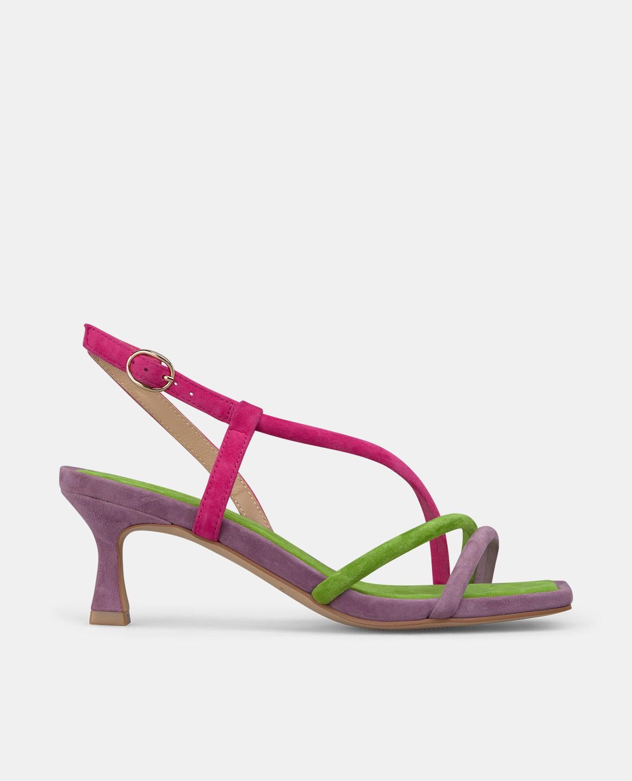 MULTICOLOR STRAPS SANDAL