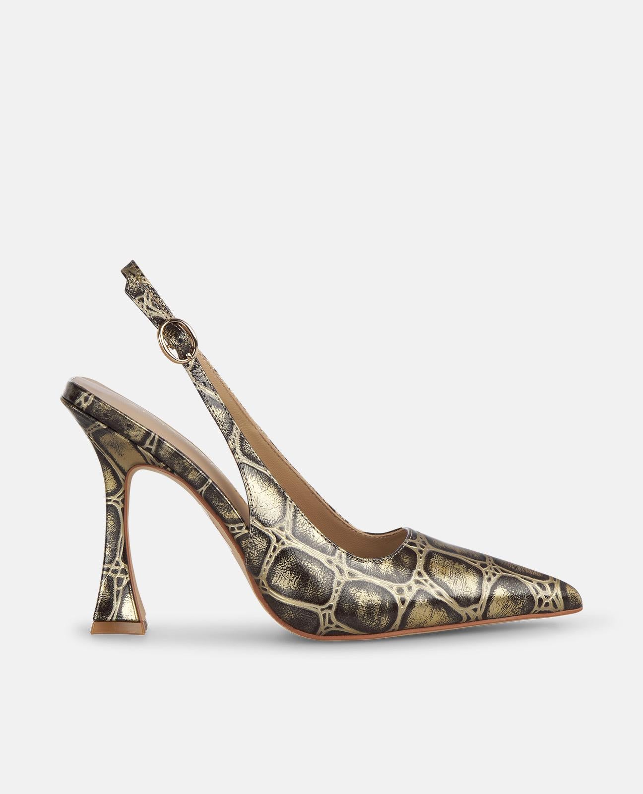 DESTALONADO CON TACÓN HEBILLA