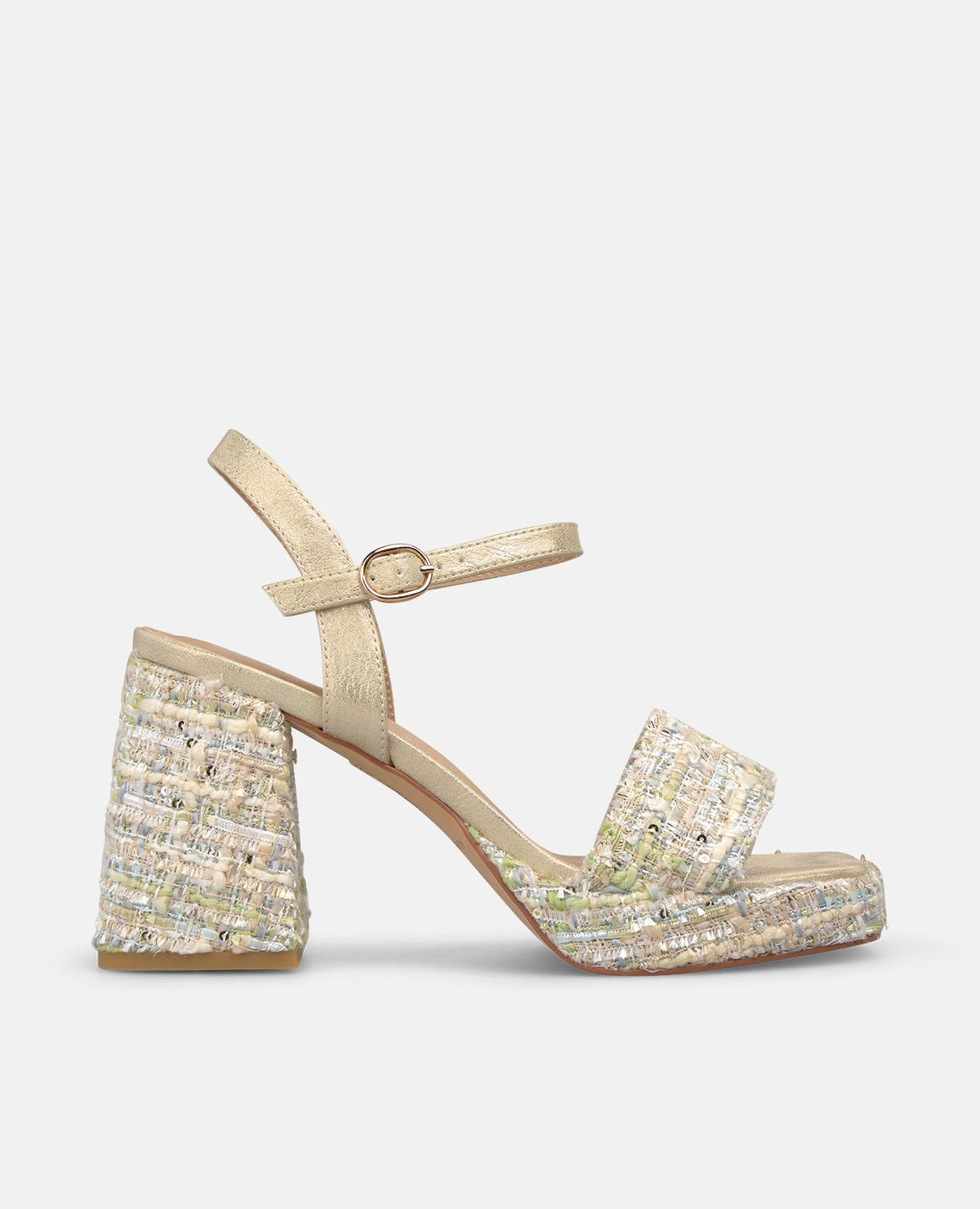 SANDALI ALTI MULTICOLORI