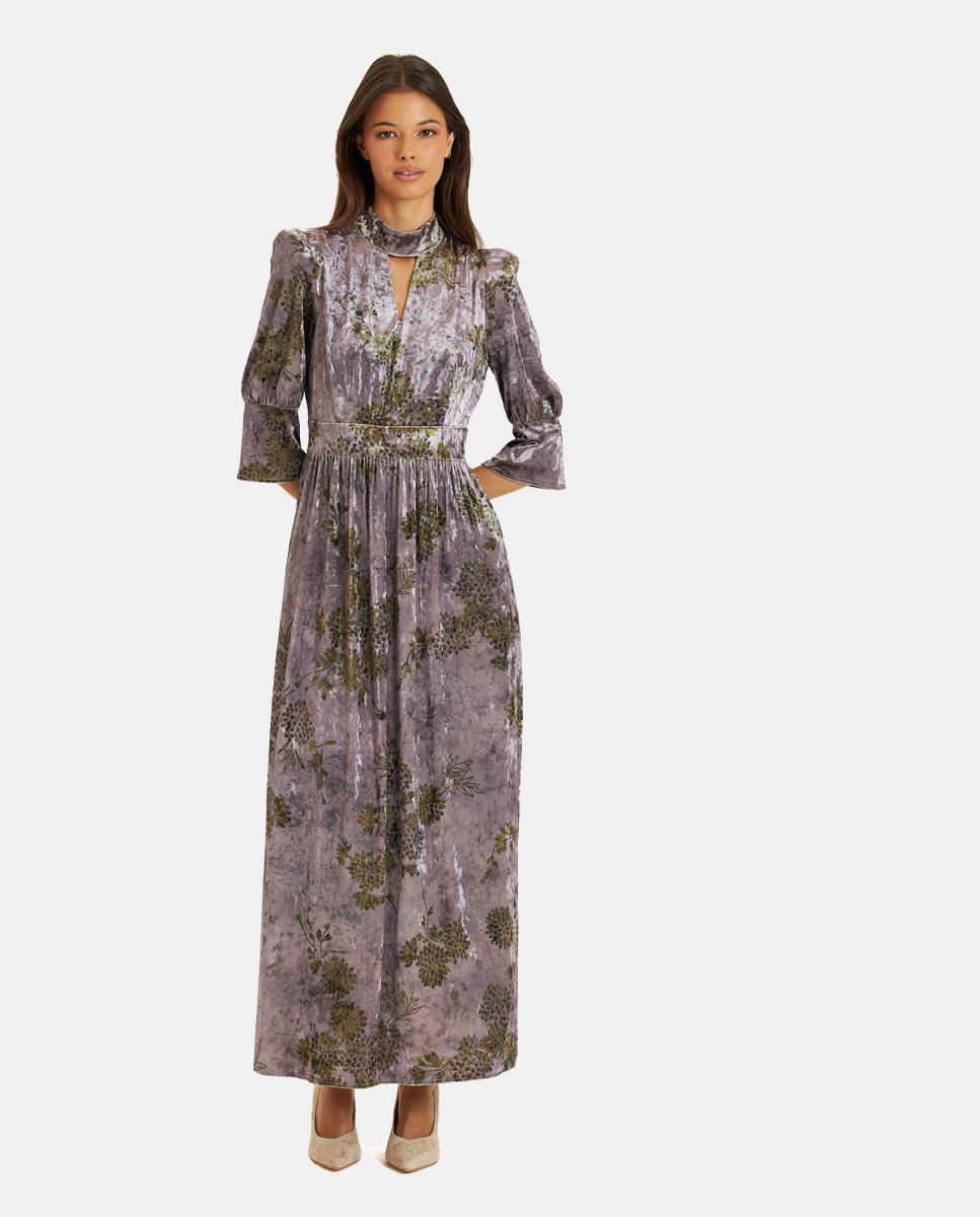 ROBE LONGUE EN VELOURS