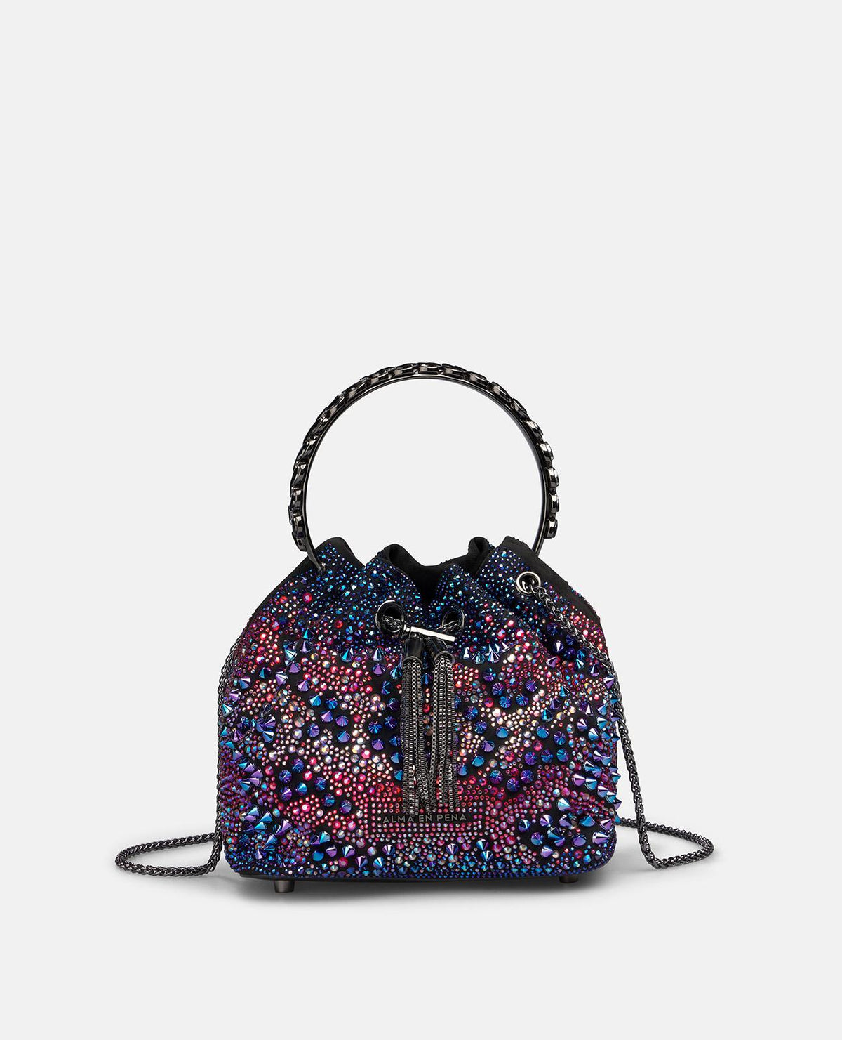 BOLSO BOMBONERA CON PEDRERÍA