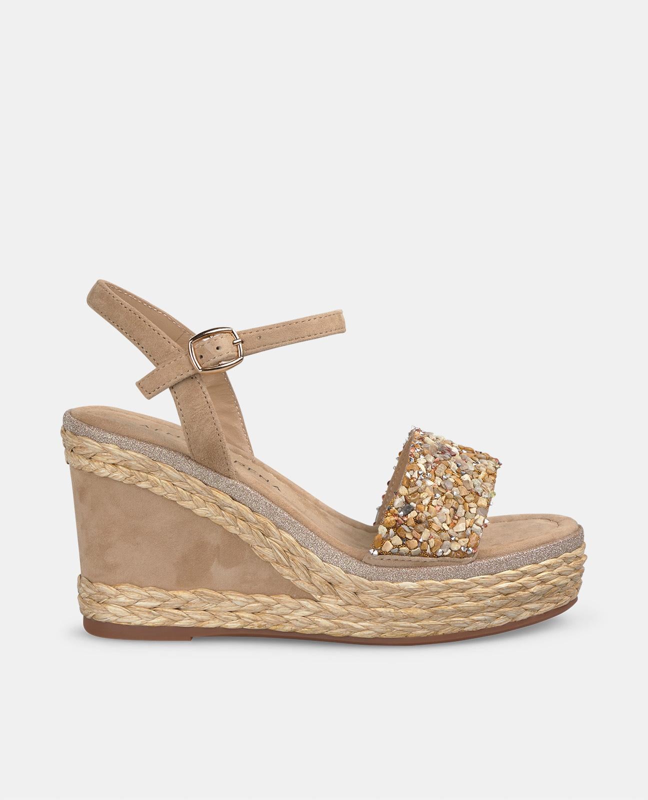 CUÑA TIRA CUBIERTA DE PEDRERÍA