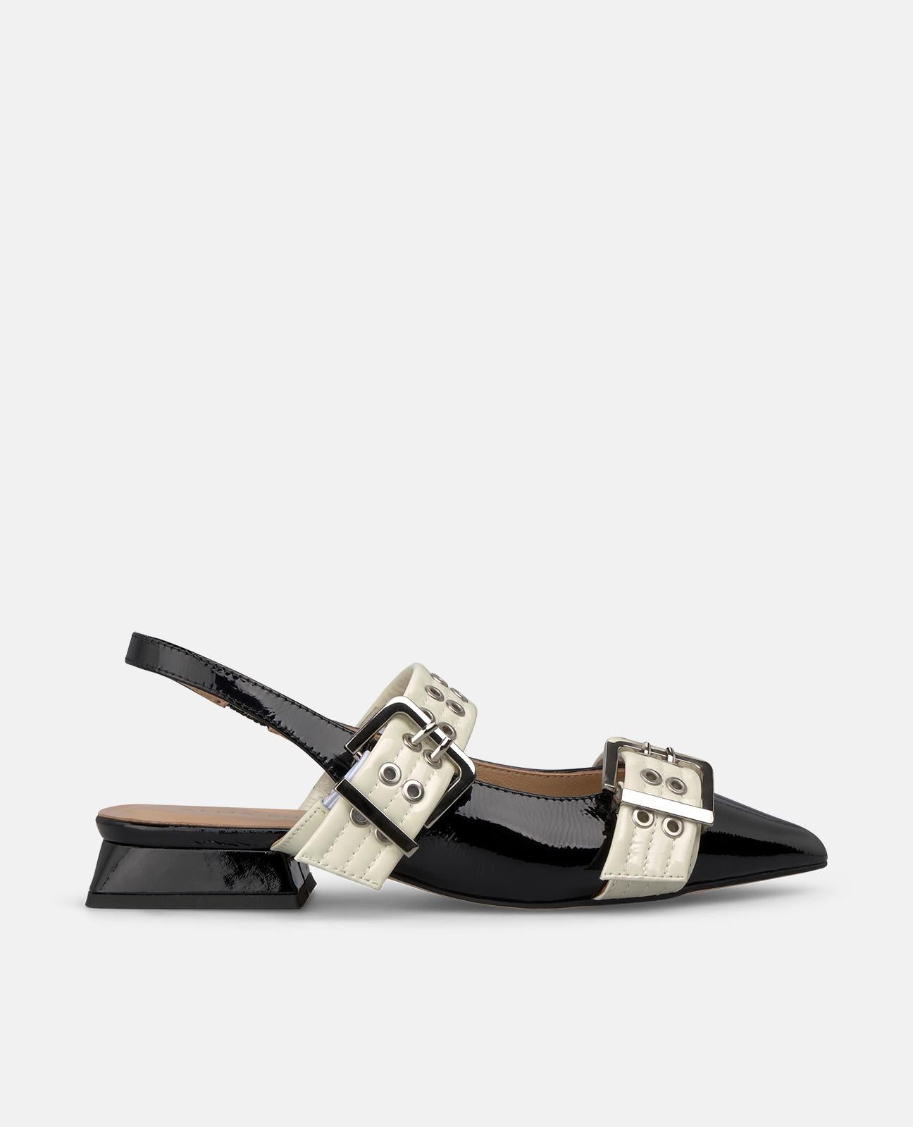 ZAPATO DESTALONADO HEBILLA ANCHA