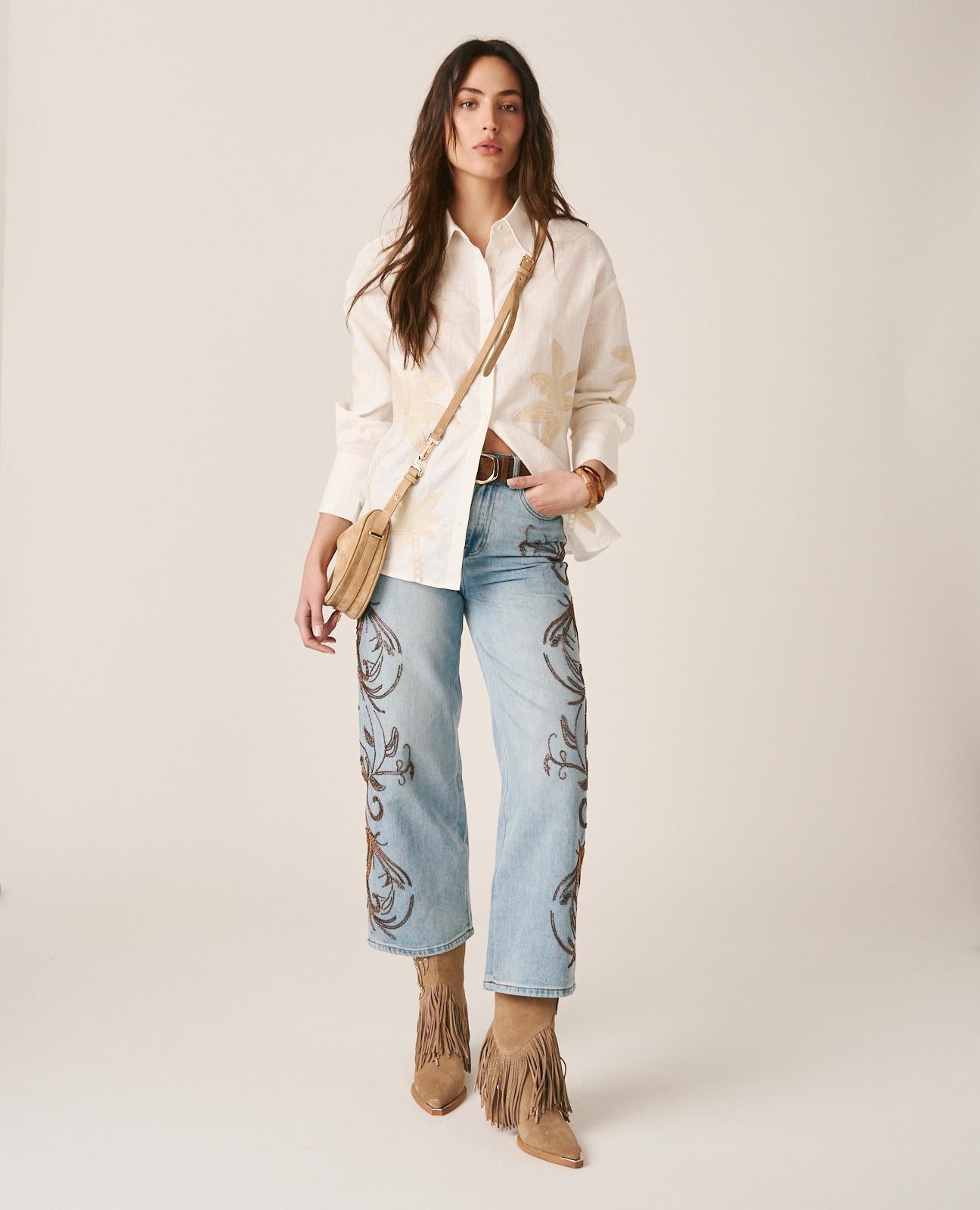 DETTAGLI DEI PANTALONI IN DENIM