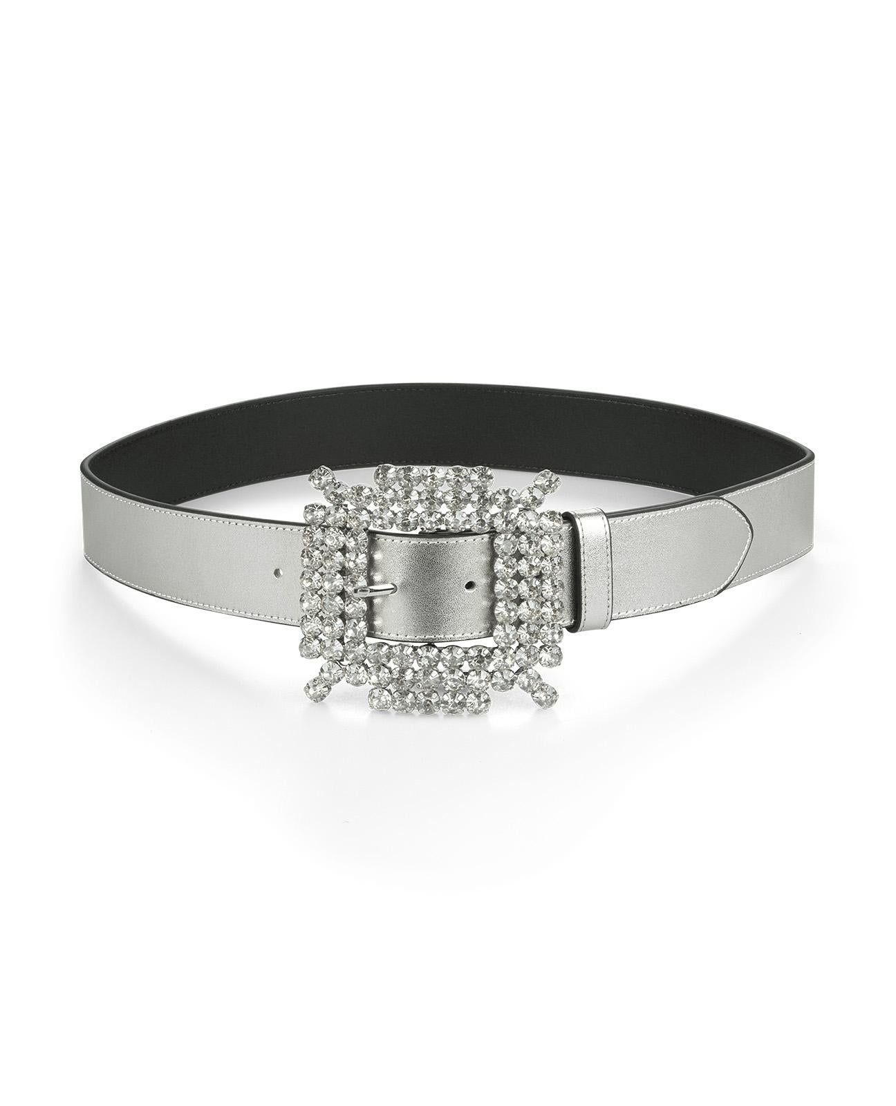 CEINTURE À BOUCLE EN STRASS