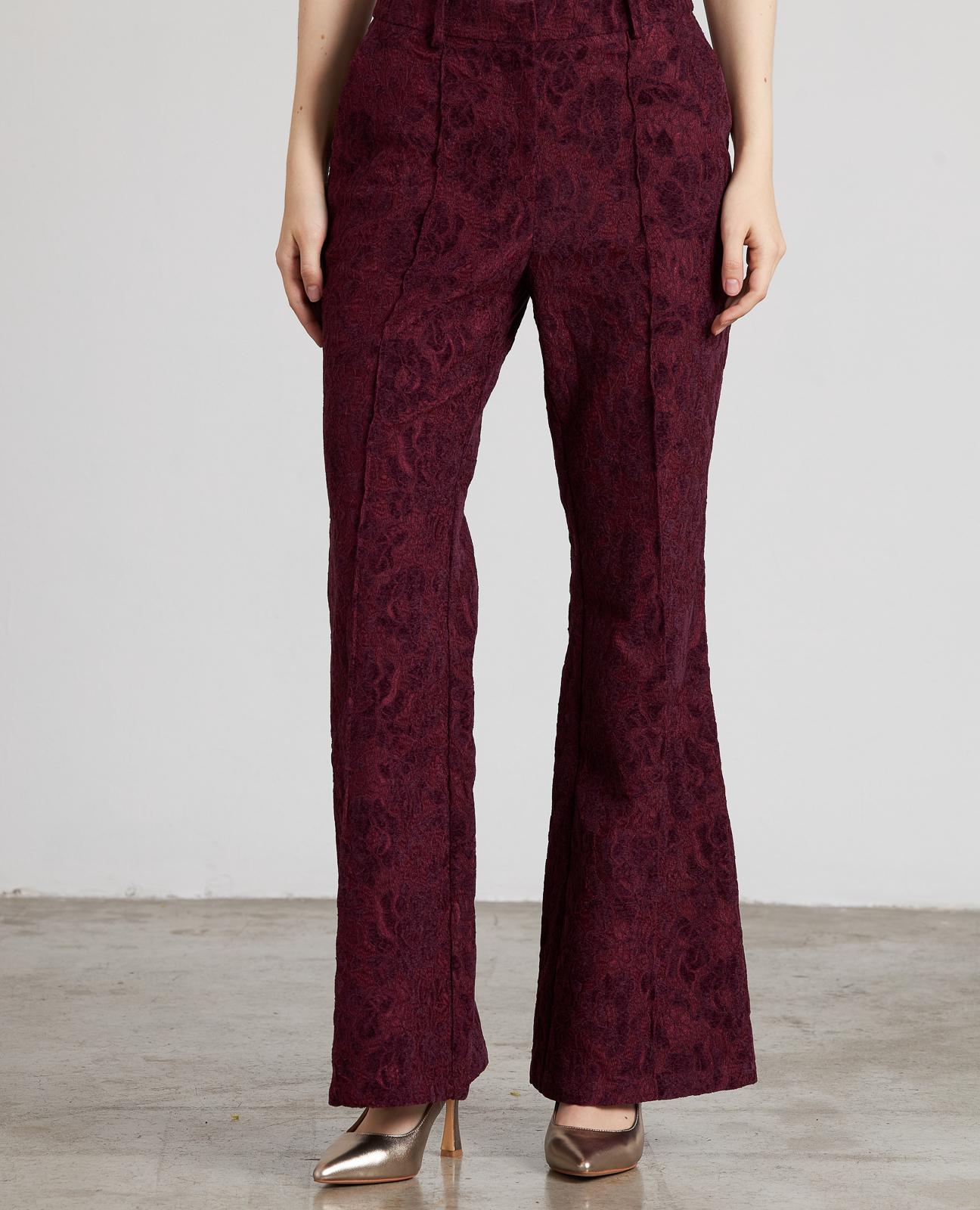 TEXTURED FLARE JEGGING