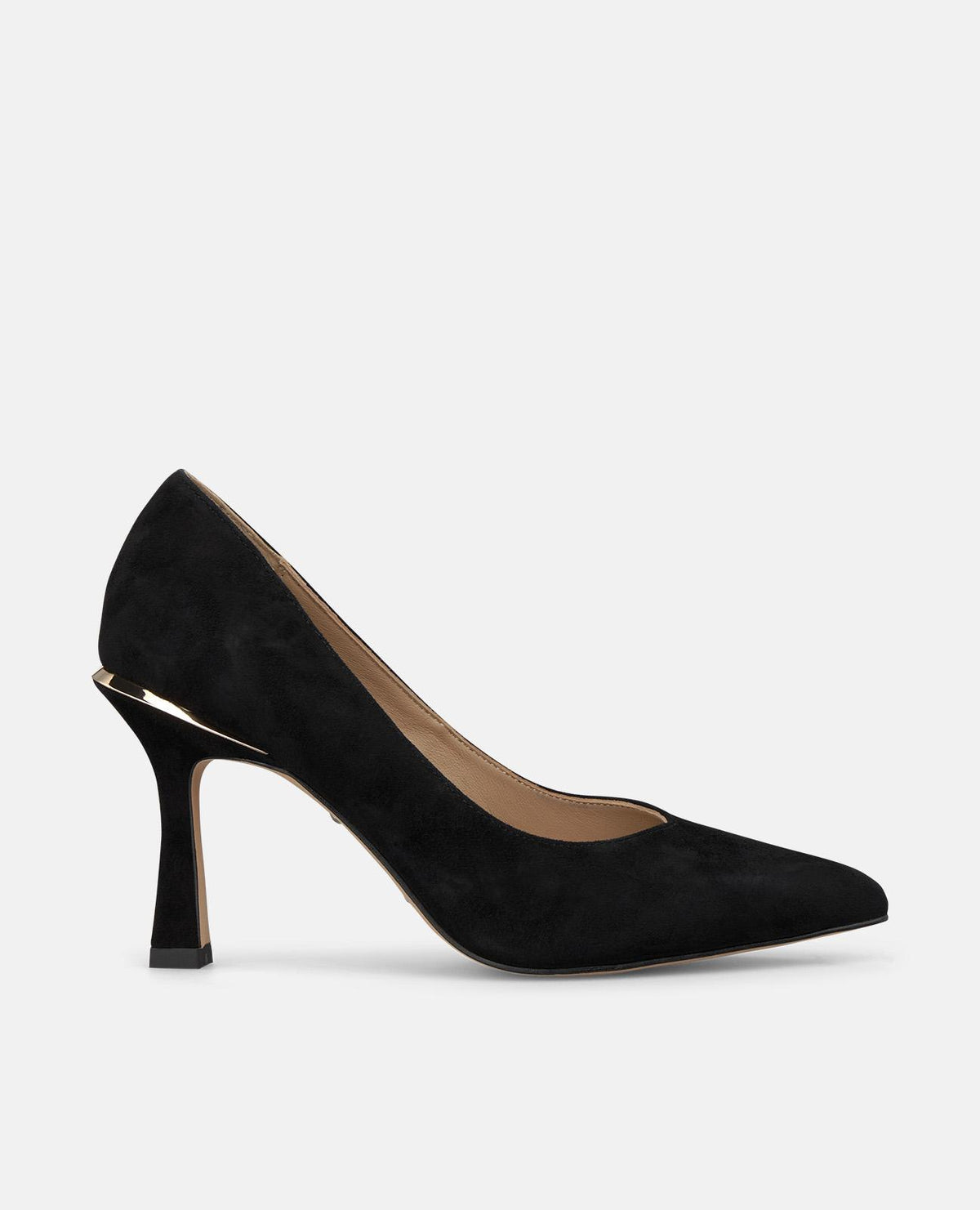 SCARPA CON TACCO A SPILLO IN PELLE