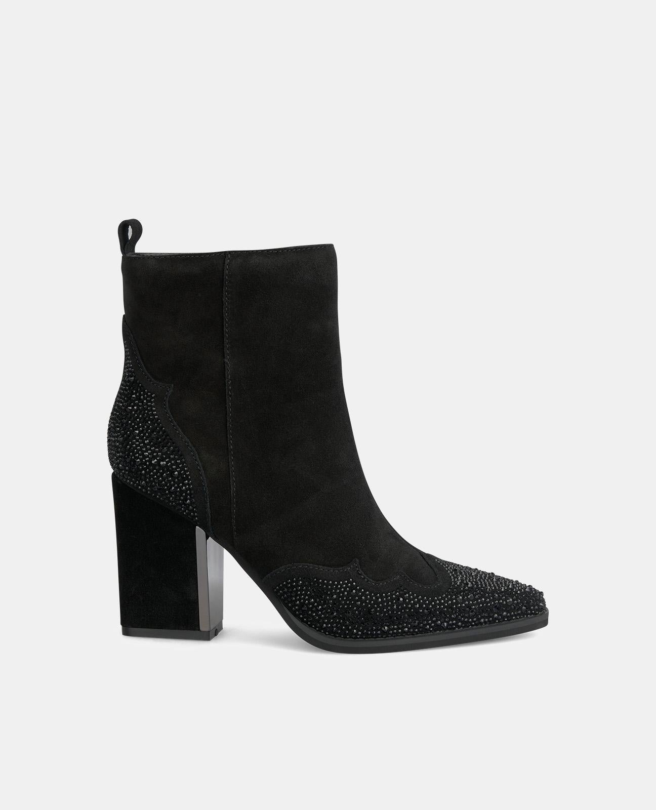 STIVALETTO CON DESIGN GLITTERATO