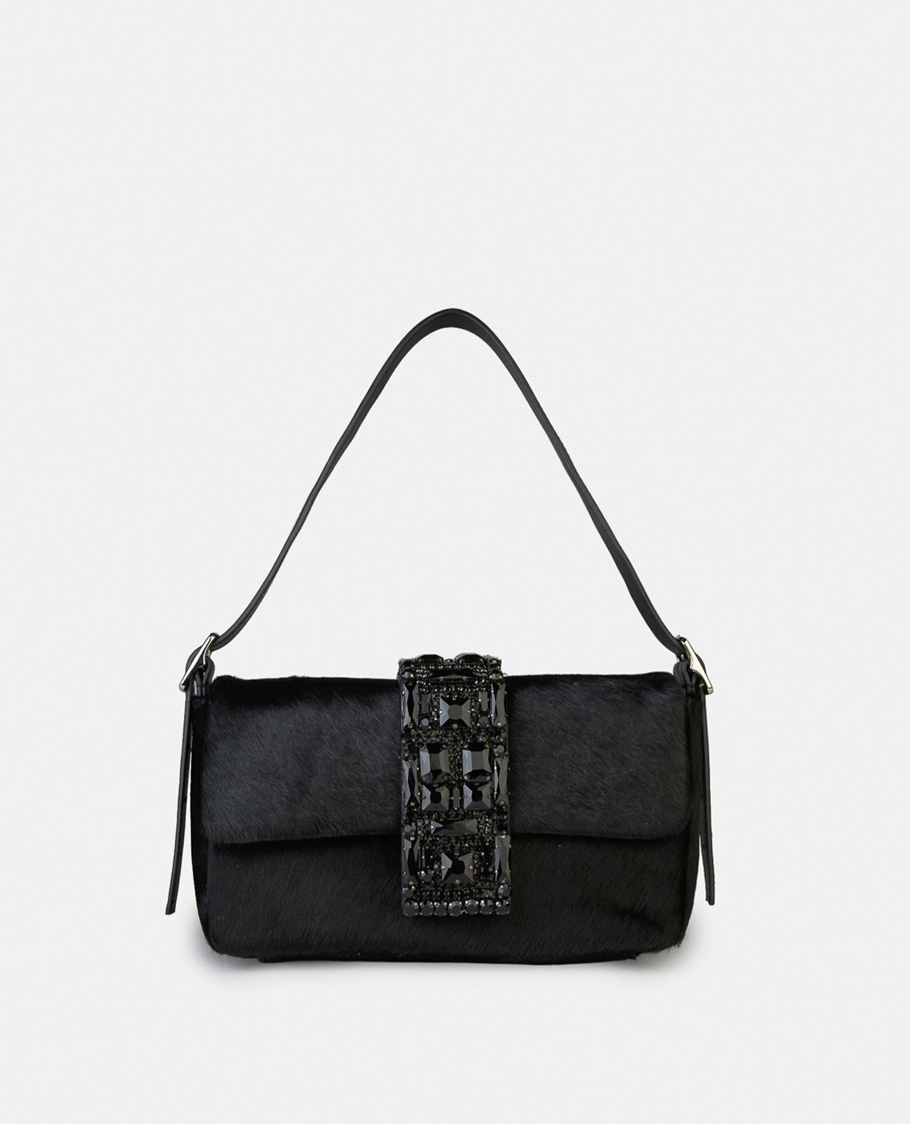 RING BAG WITH RHINESTONES