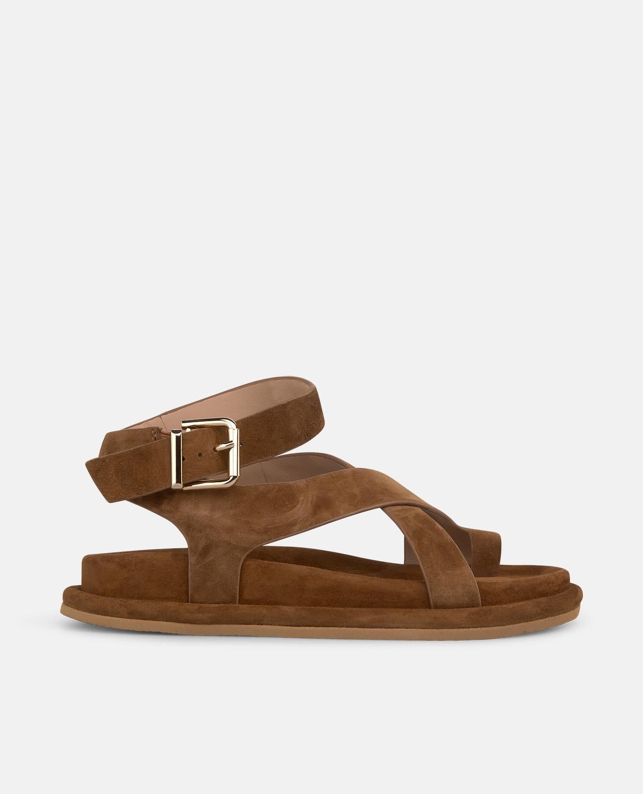 SANDALIA PLANA AL TOBILLO