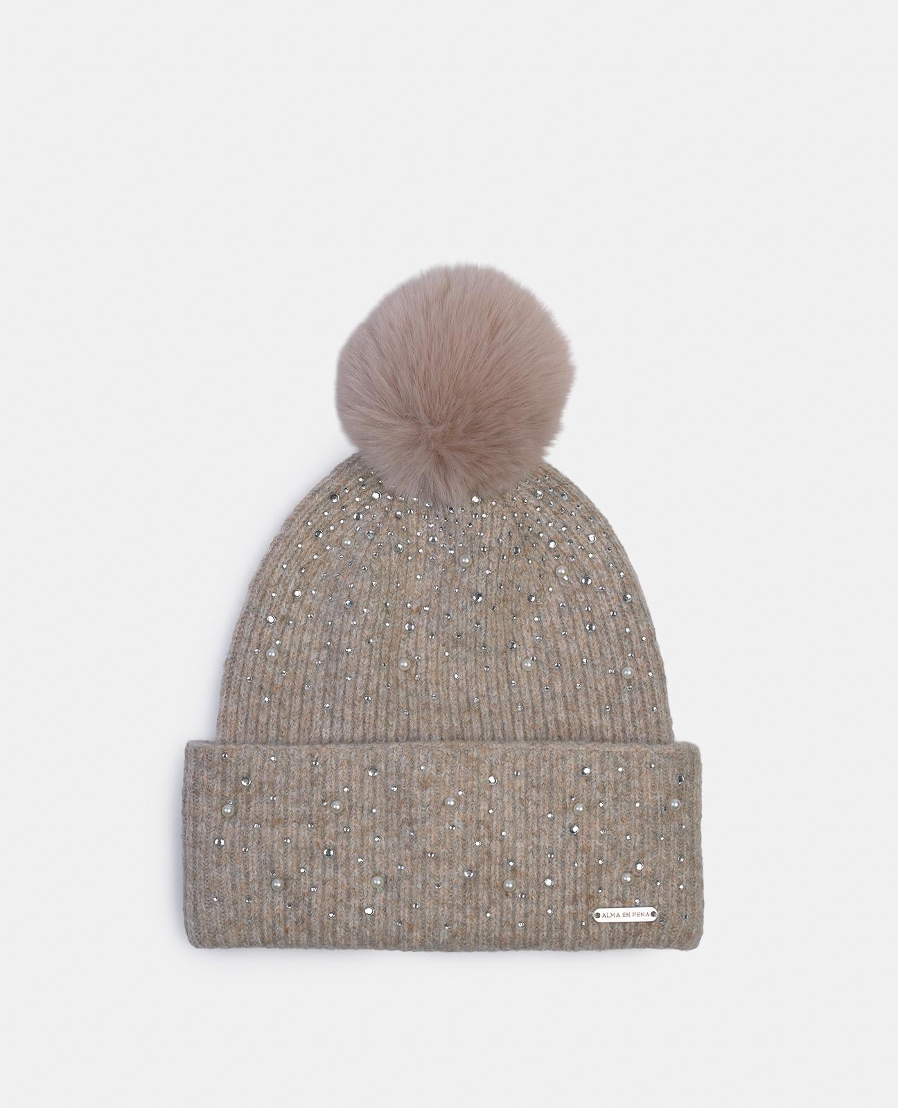 BEANIE BEANIE WITH RHINESTONES