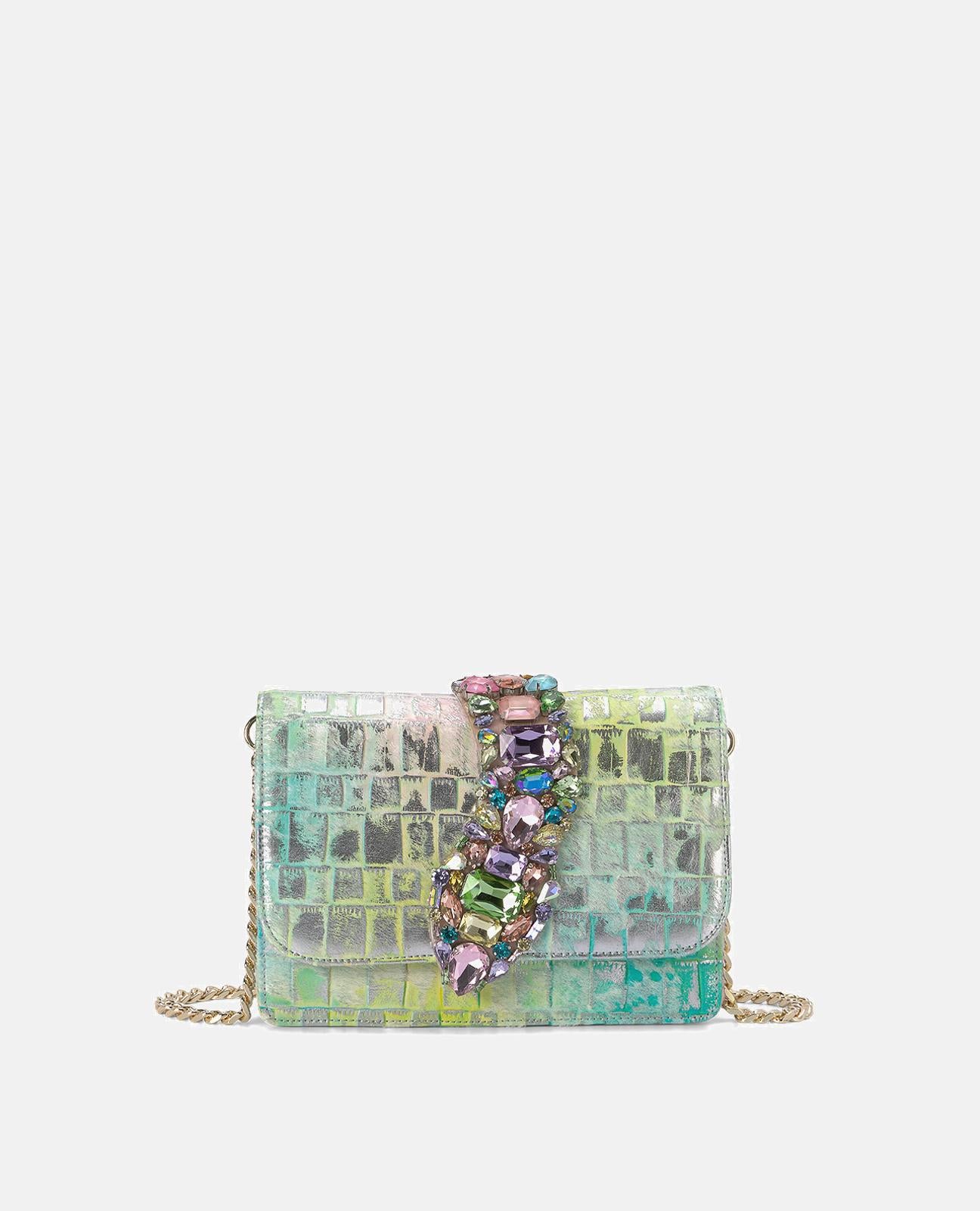 BOLSO BANDOLERA SOLAPA SERPIENTE