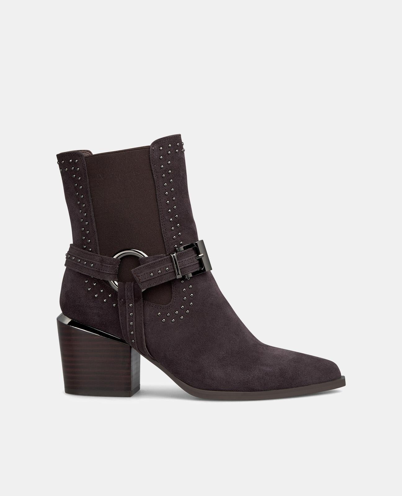 BOTTINES À TALONS AVEC ÉLASTIQUE