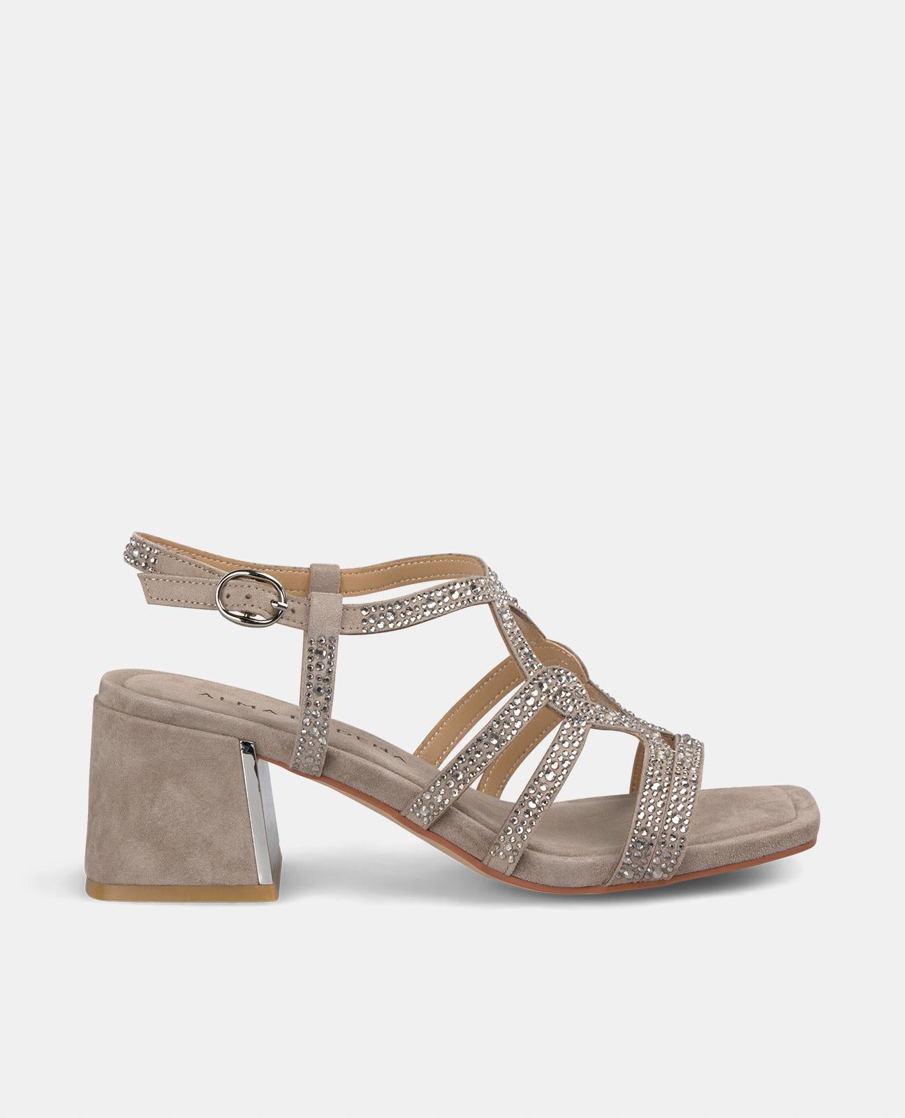 SANDAL WITH SQUARE HEEL