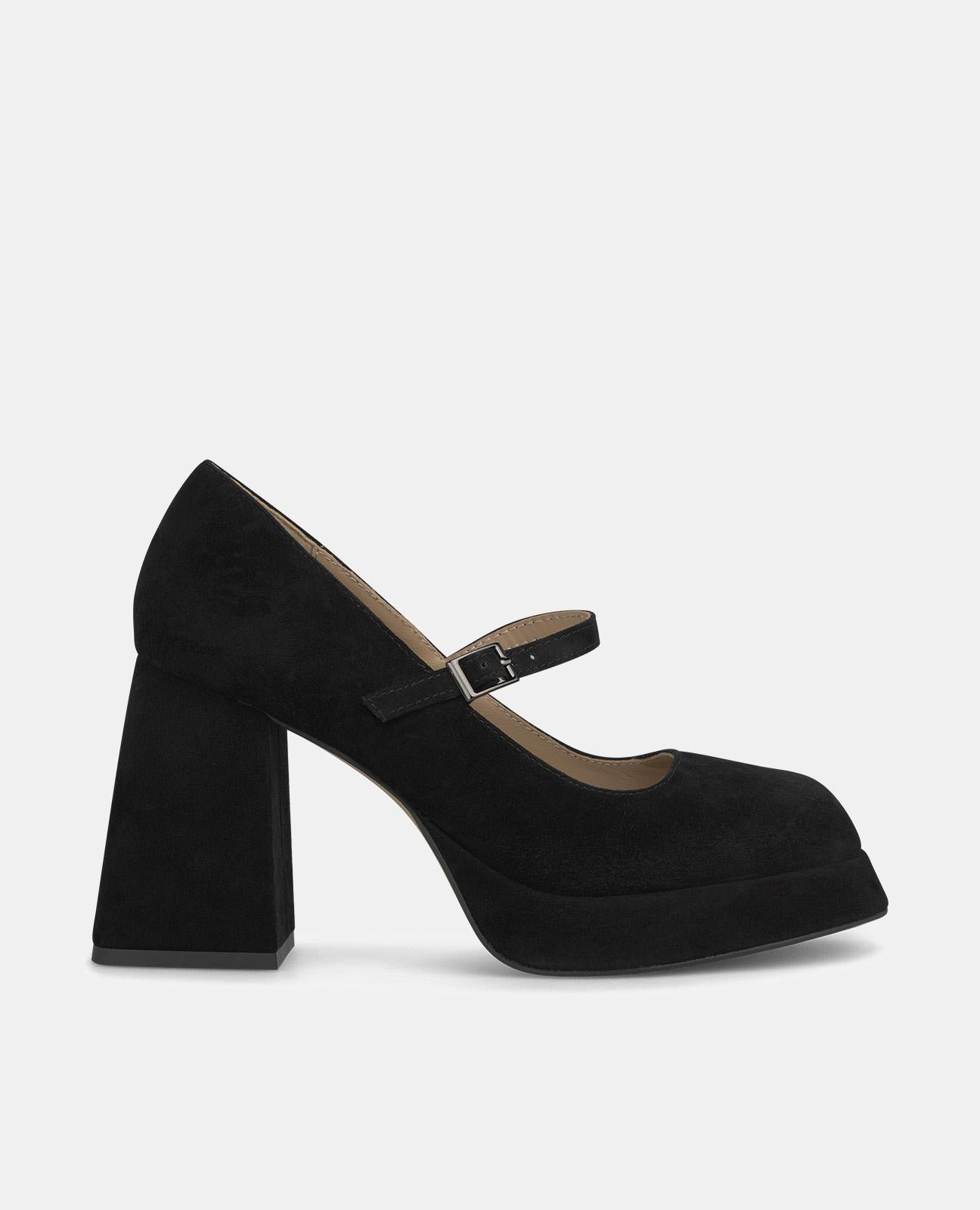 CHAUSSURE À TALON AVEC BOUCLE