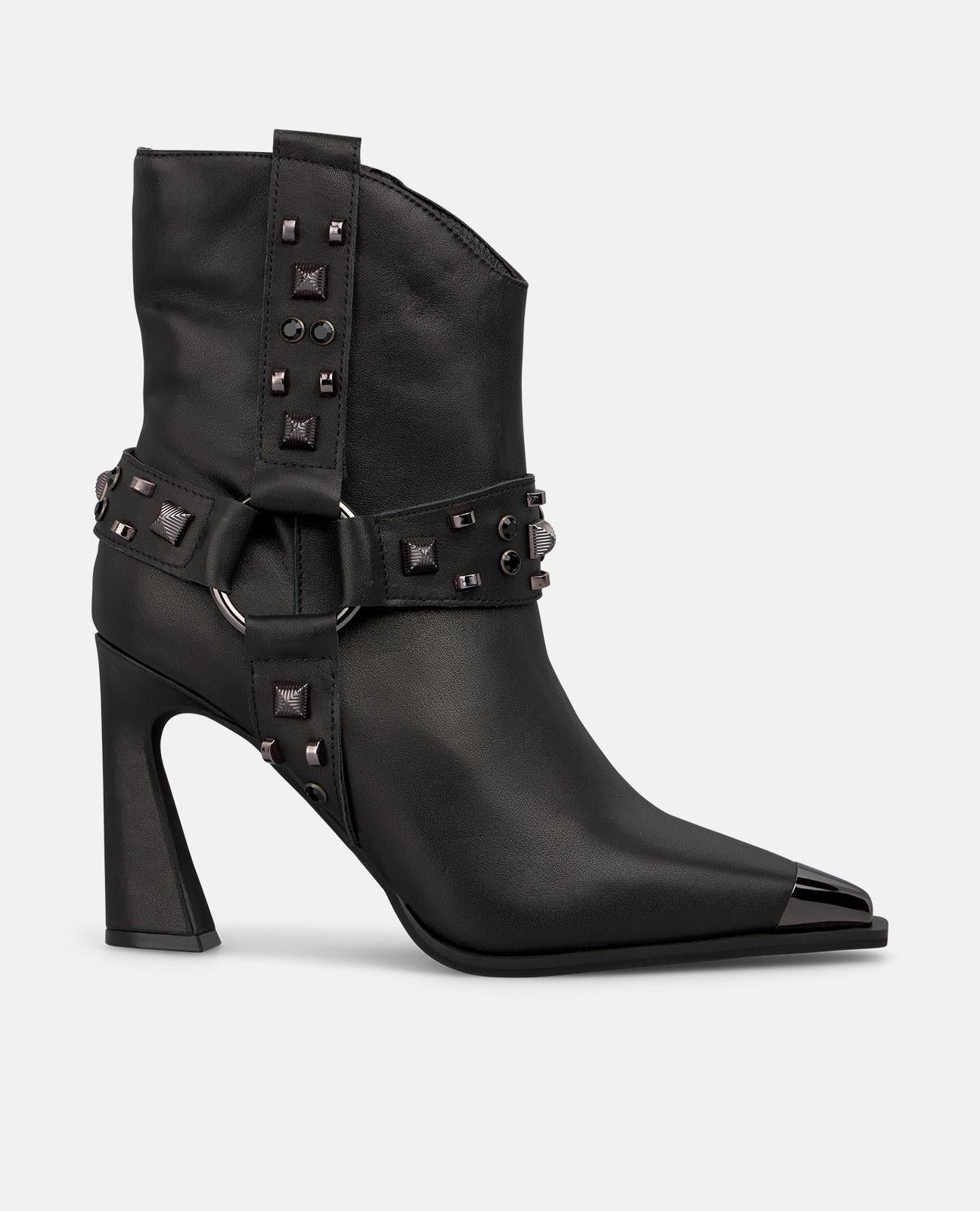 BOTÍN TACHAS METALIZADO