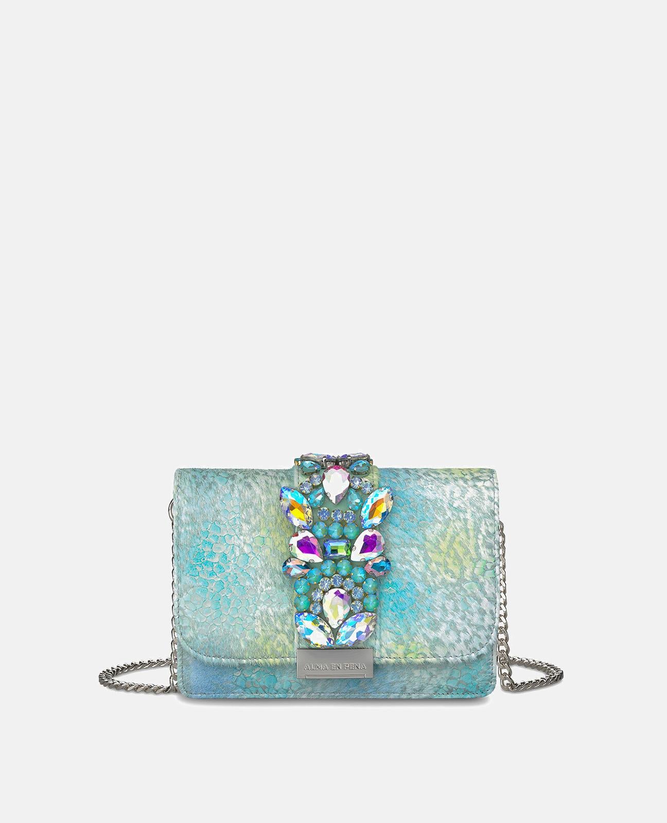 CLUTCH BAG WITH RHINESTONES