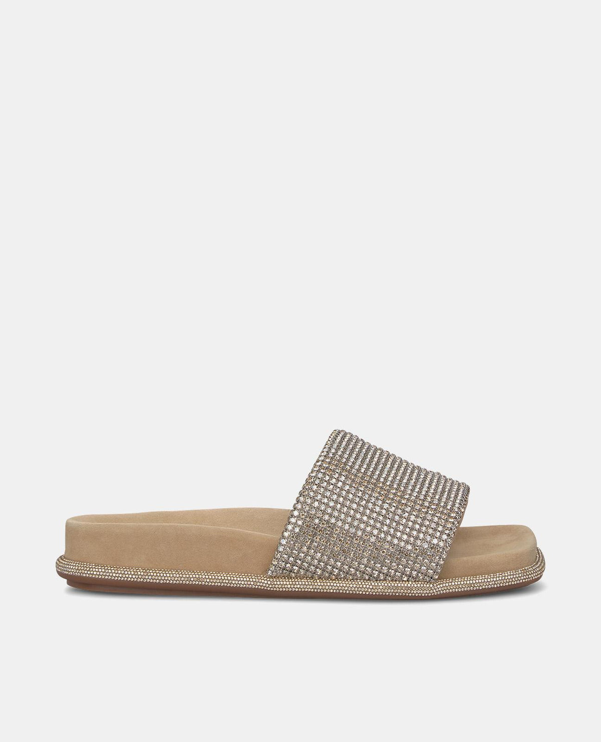 SANDALETTI PIATTI CON CINTURINO E STRASS
