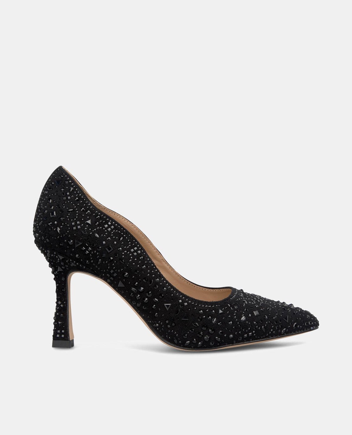 SCARPA CON TACCO RICOPERTO DI STRASS