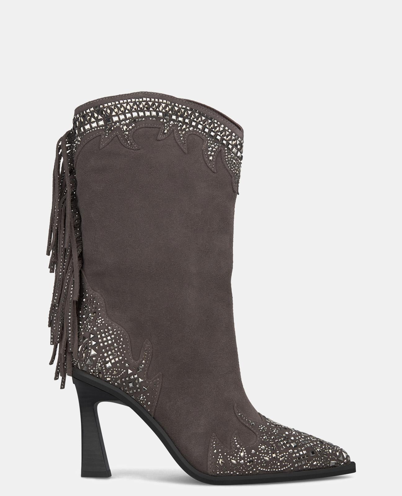 MEIA BOTA COM FRANJAS