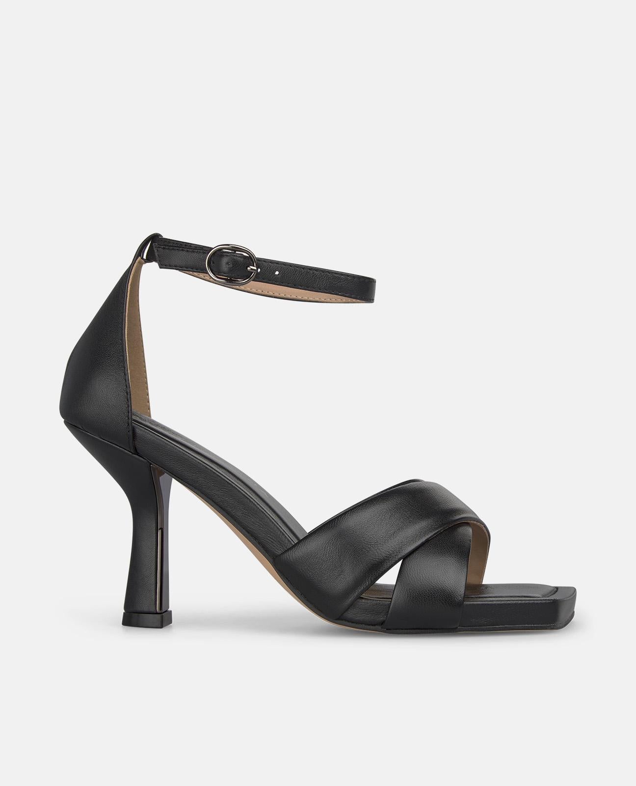 SANDALIA TACON TIRAS CRUZADAS