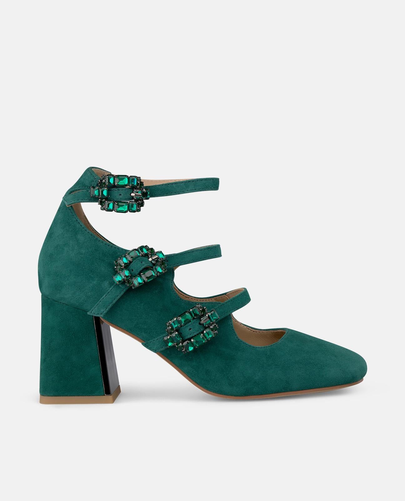 ZAPATO DE TACÓN HEBILLAS