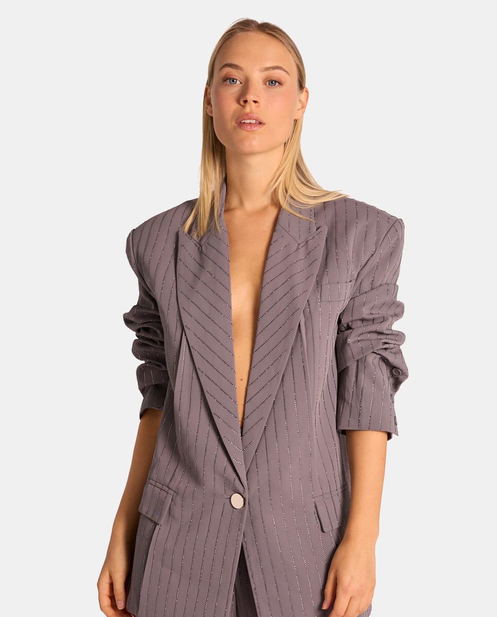 BLAZER PINSTRIPE GLITTER