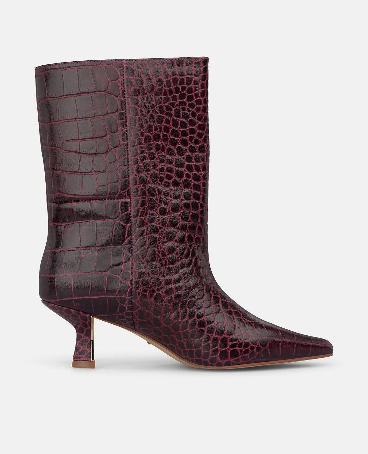 ANIMAL-PRINT LEATHER ANKLE BOOTS