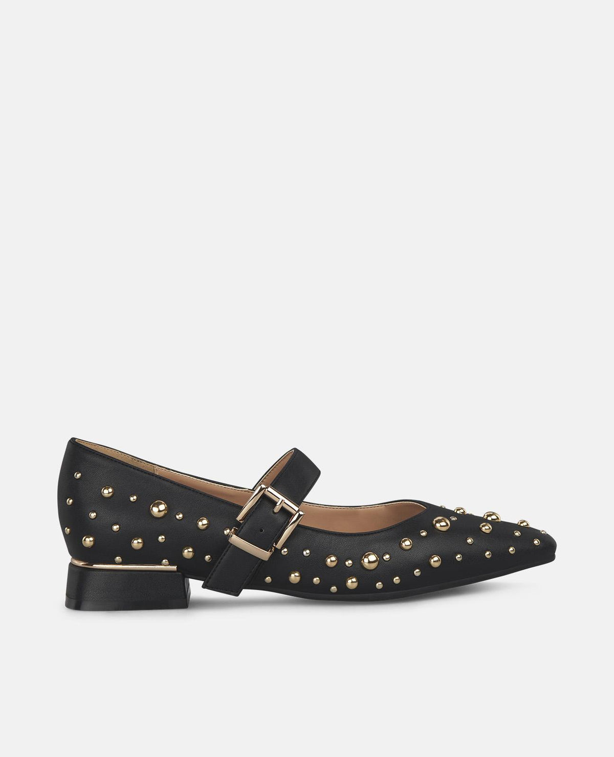 SCARPA PIATTA CON BORCHIE