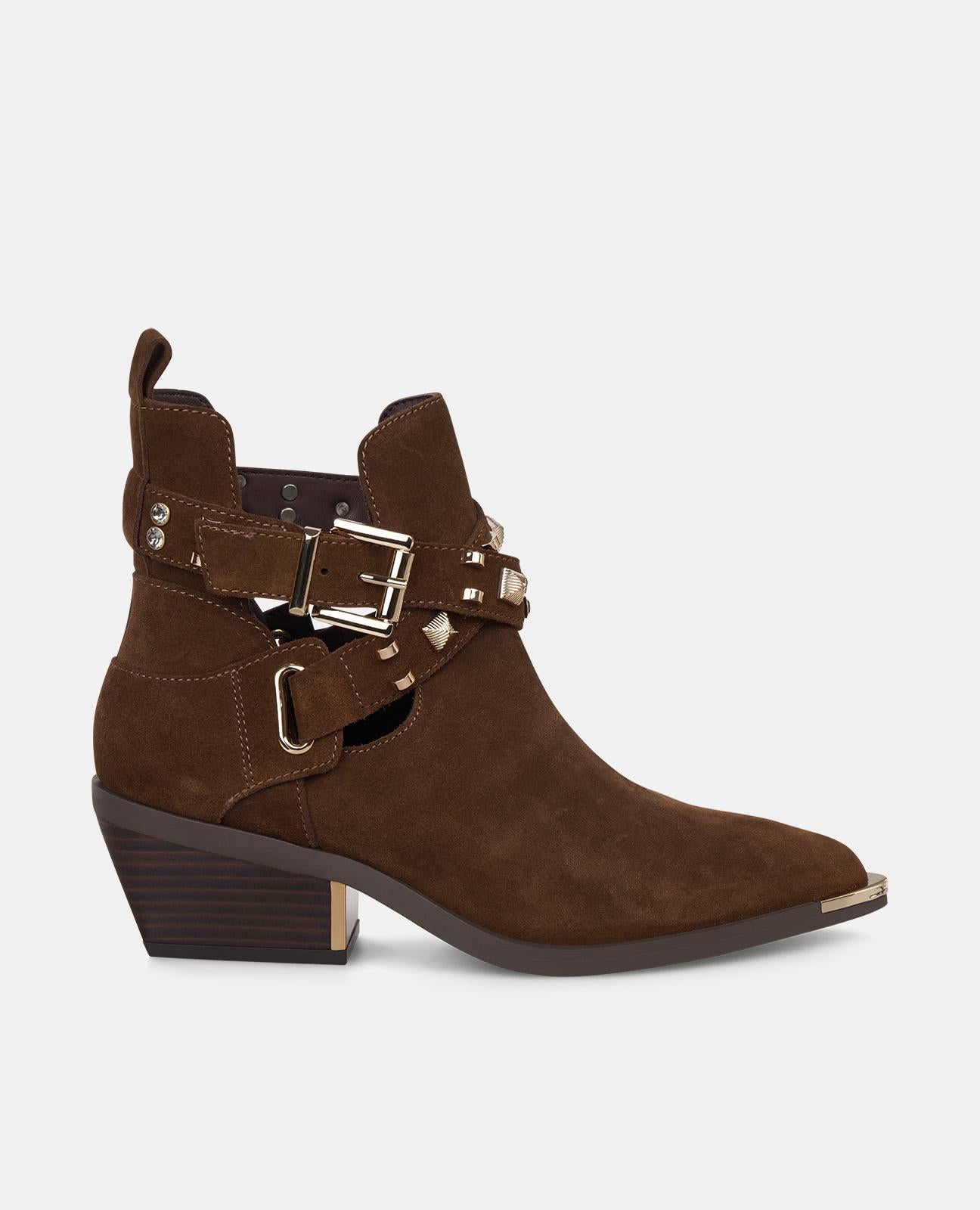 BOTTINES PLATES AVEC FENTES