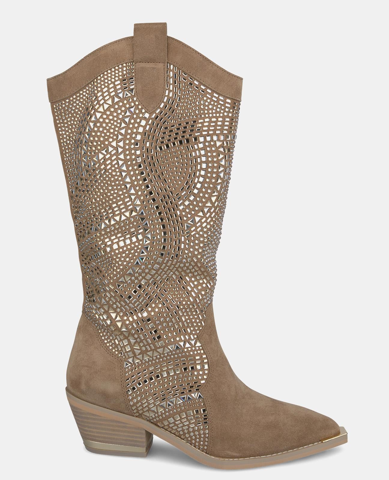 COWBOY BOOT WITH RHINESTONES
