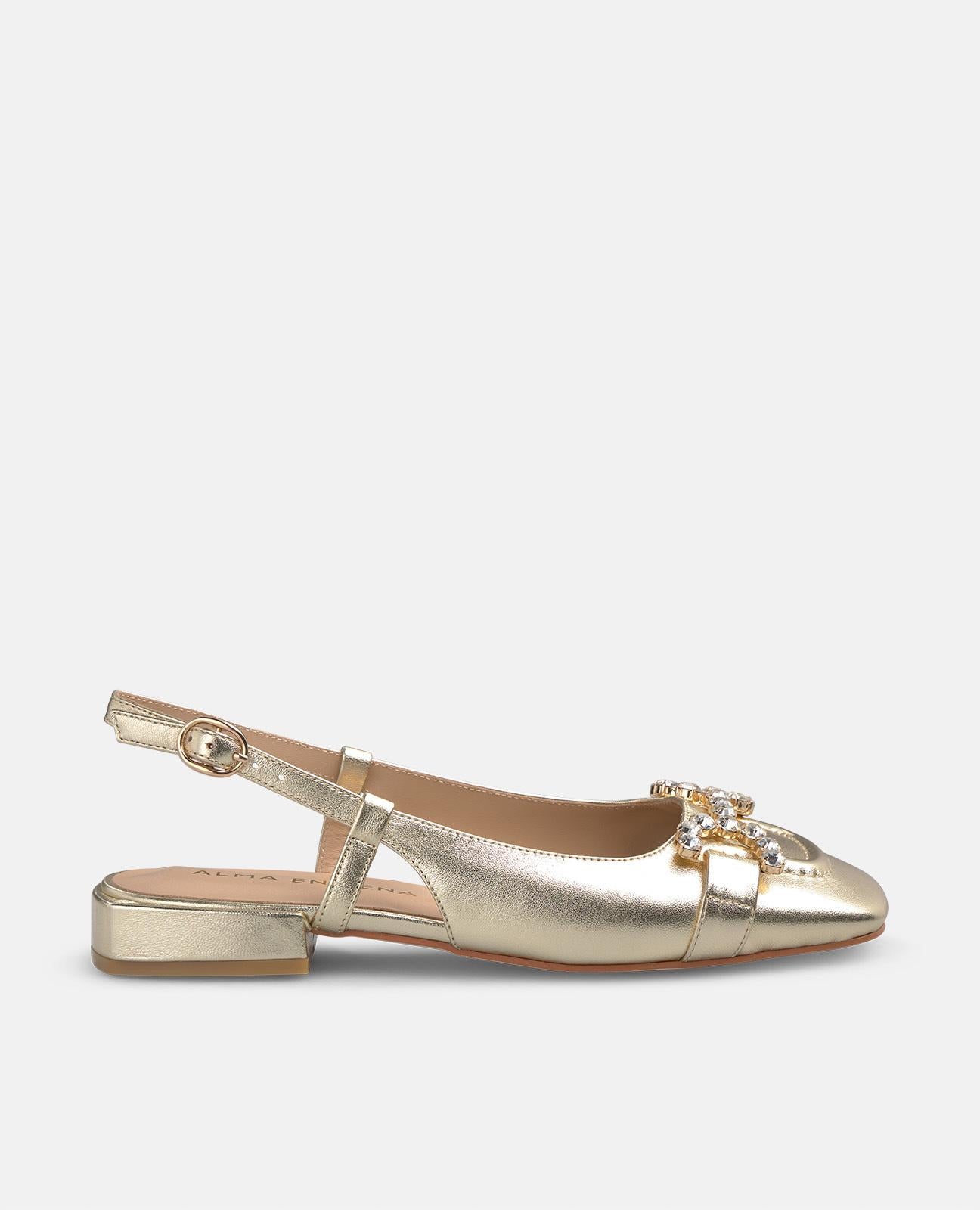 SAPATO RASO COM STRASS