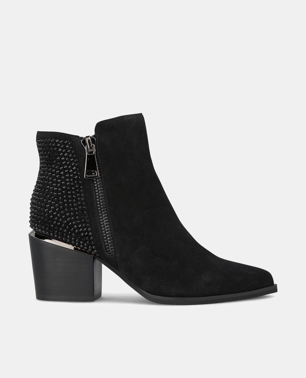 BOTTINES ZIPPÉES AVEC PAILLETTES