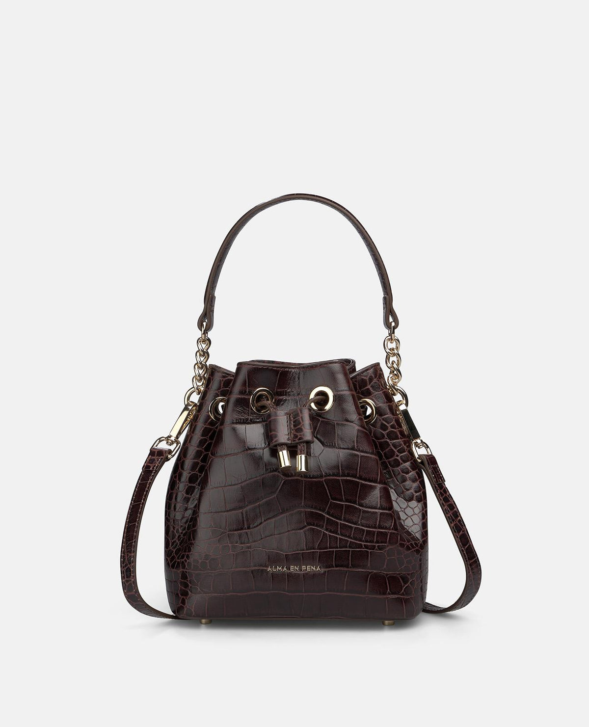 LEATHER BAG BOMBONERA