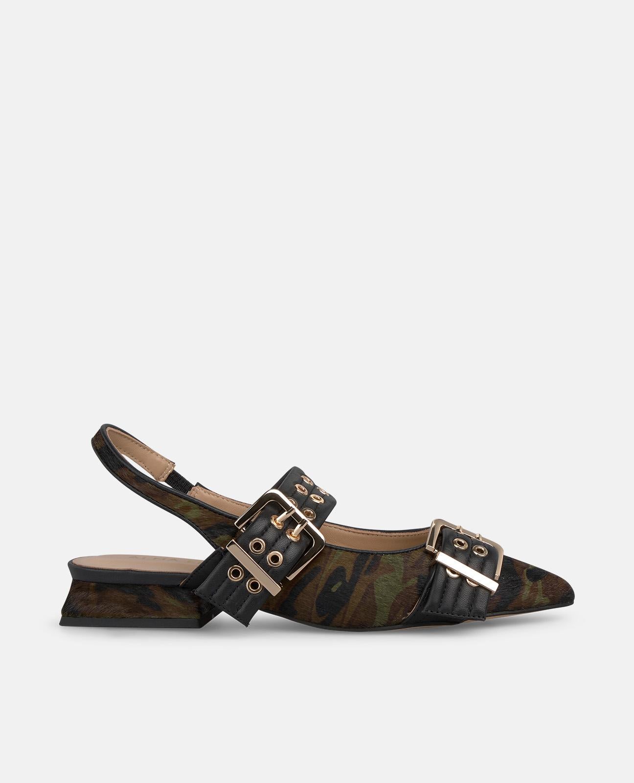 ZAPATO DESTALONADO HEBILLA ANCHA