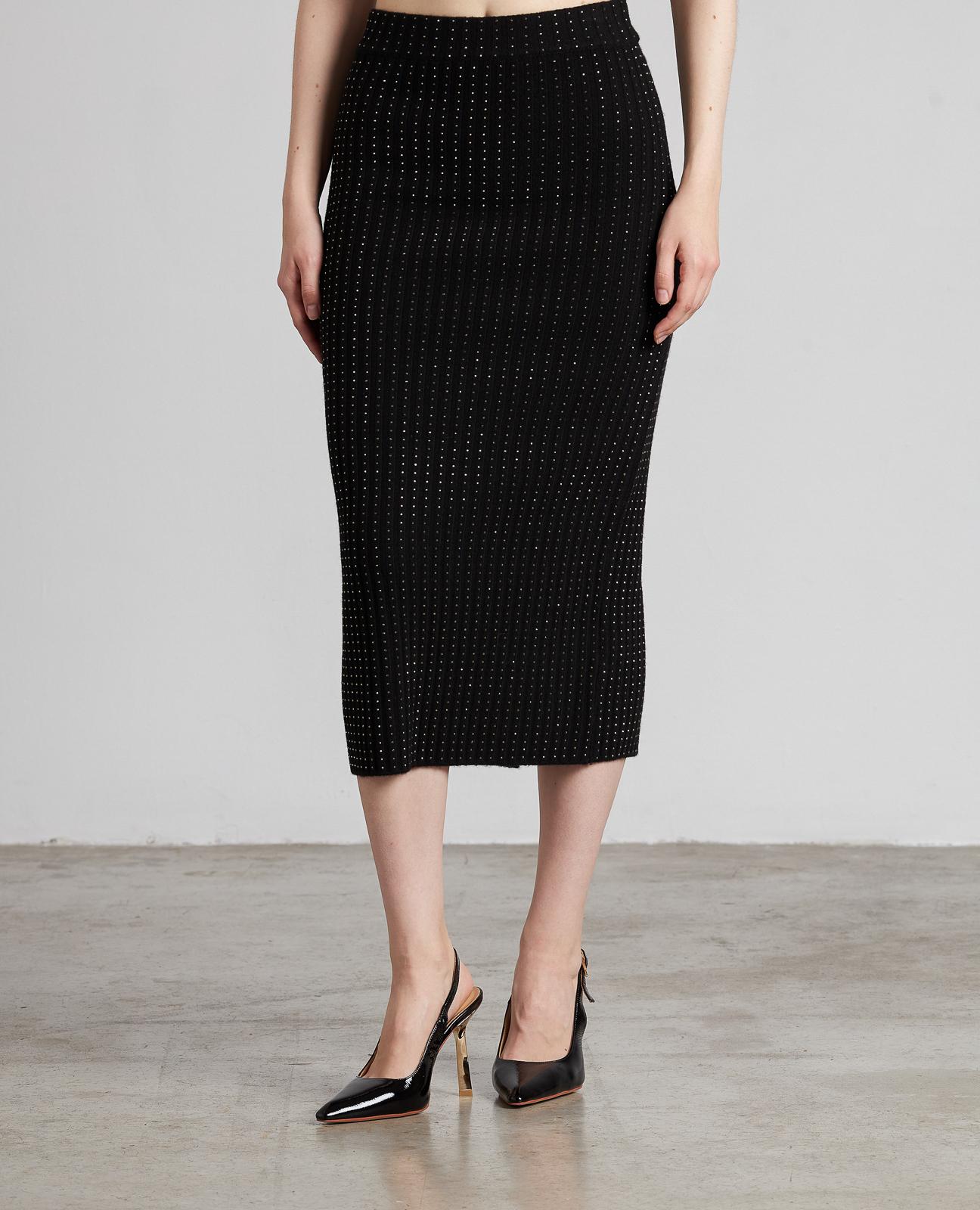 FALDA DE PUNTO BRILLOS