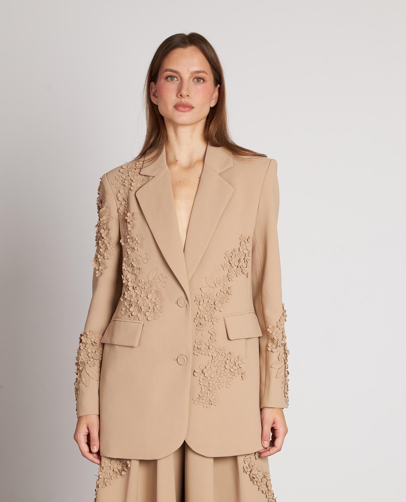 BLAZER EMBROIDERED FLOWERS