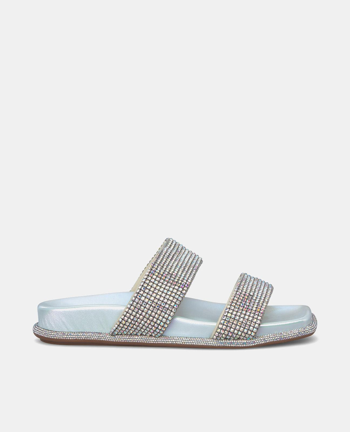 SANDALIA PLANA TIRAS STRASS