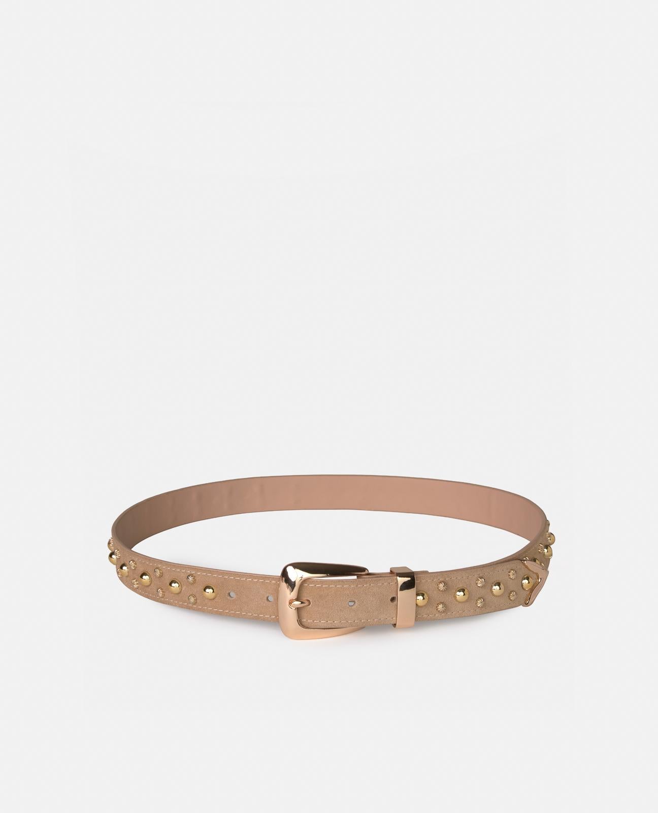 CINTURÓN TACHAS METALIZADAS