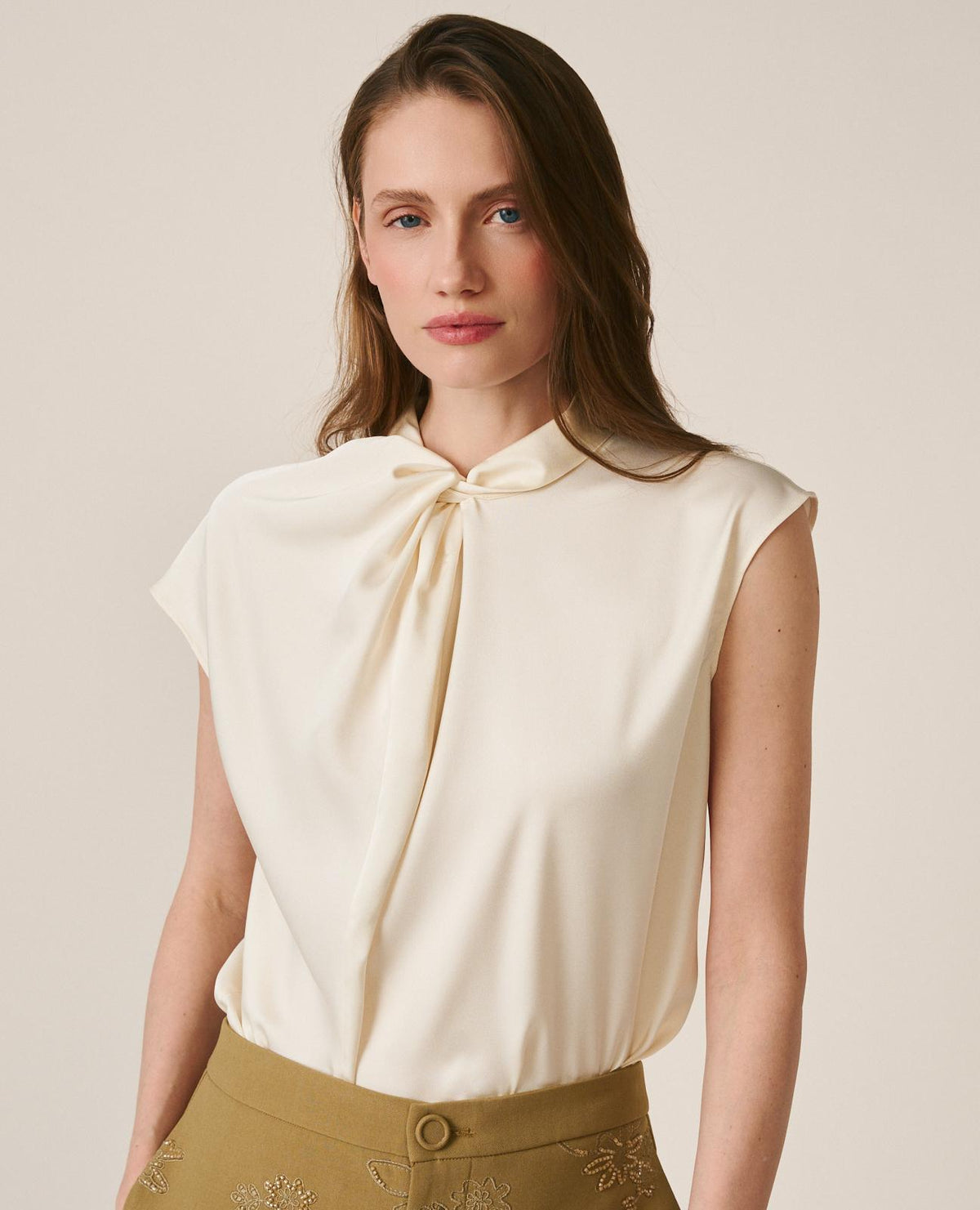 CAMICIA LISCIA IN SATIN