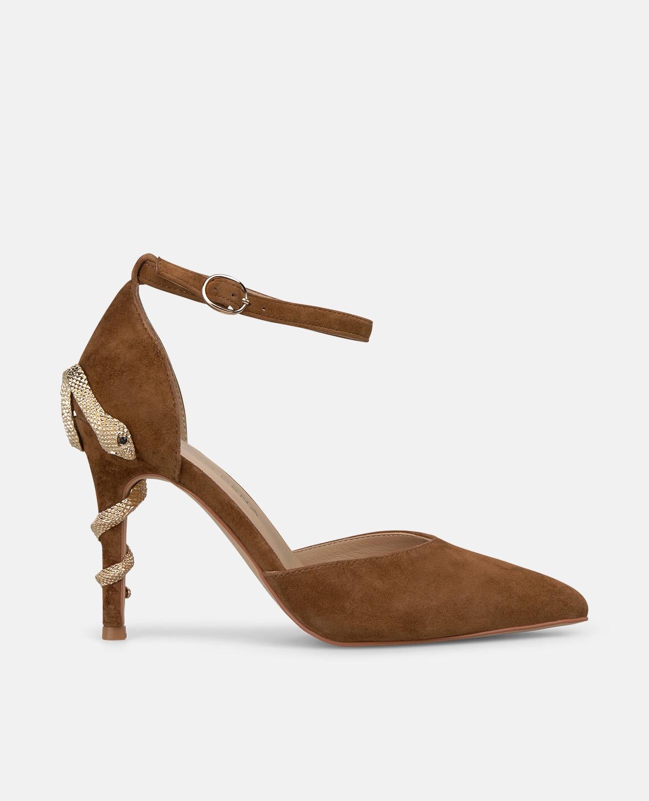 ZAPATO CON SERPIENTE TACÓN