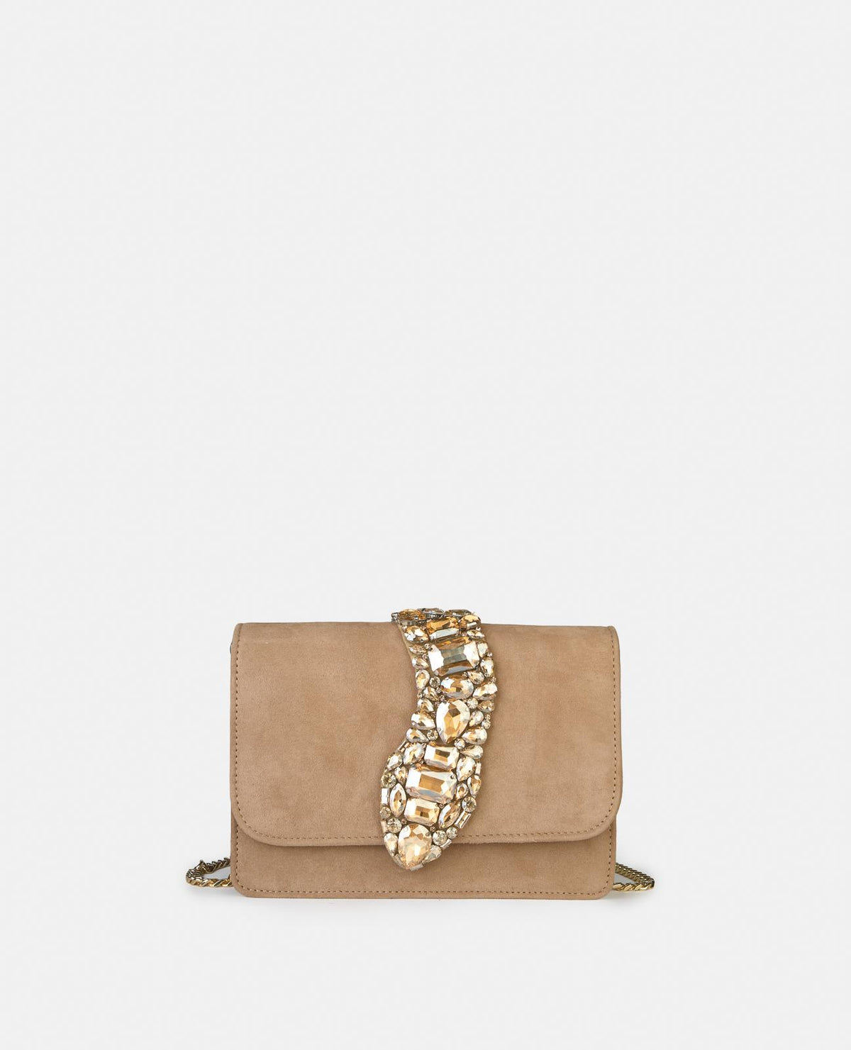 SNAKE FLAP SHOULDER BAG