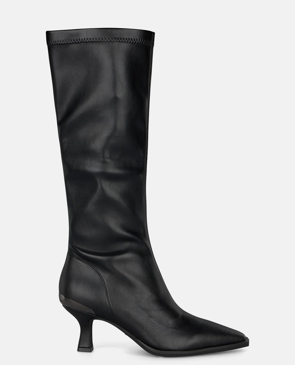 HEELED BOOTS WITH A ZIPPER CLOSURE