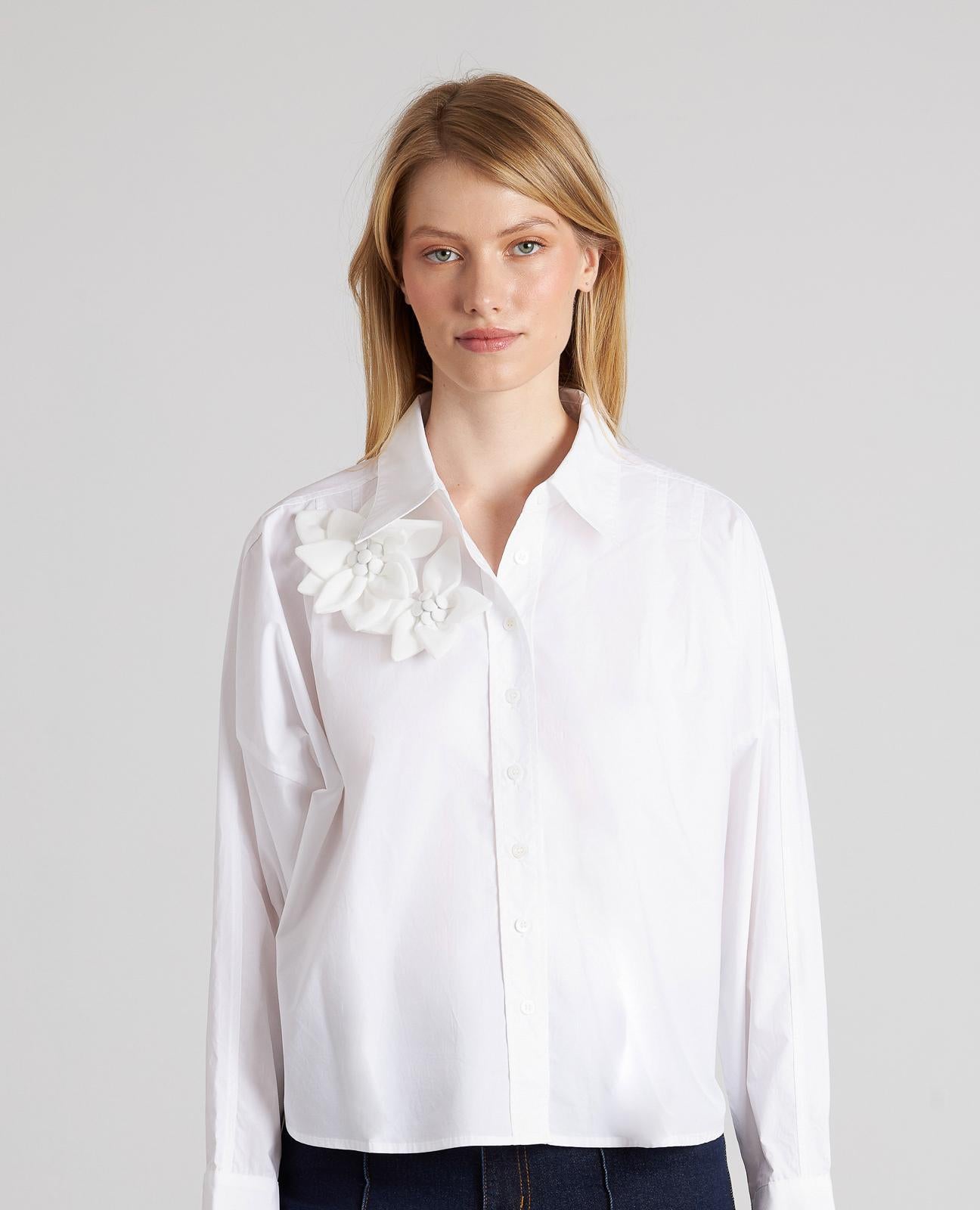 CAMISA RAYADA FLORES